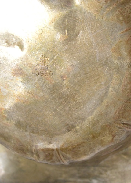 Art Nouveau Style Sterling Silver Bowl