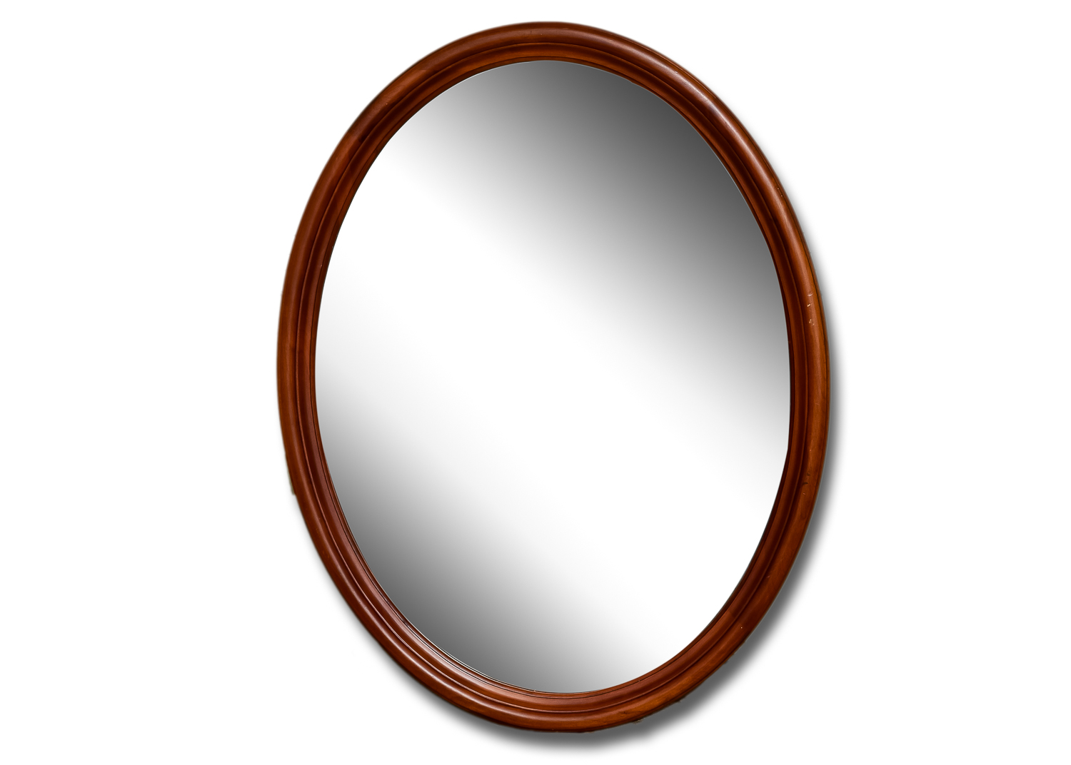 Boyles Furniture Oval Framed Mirror