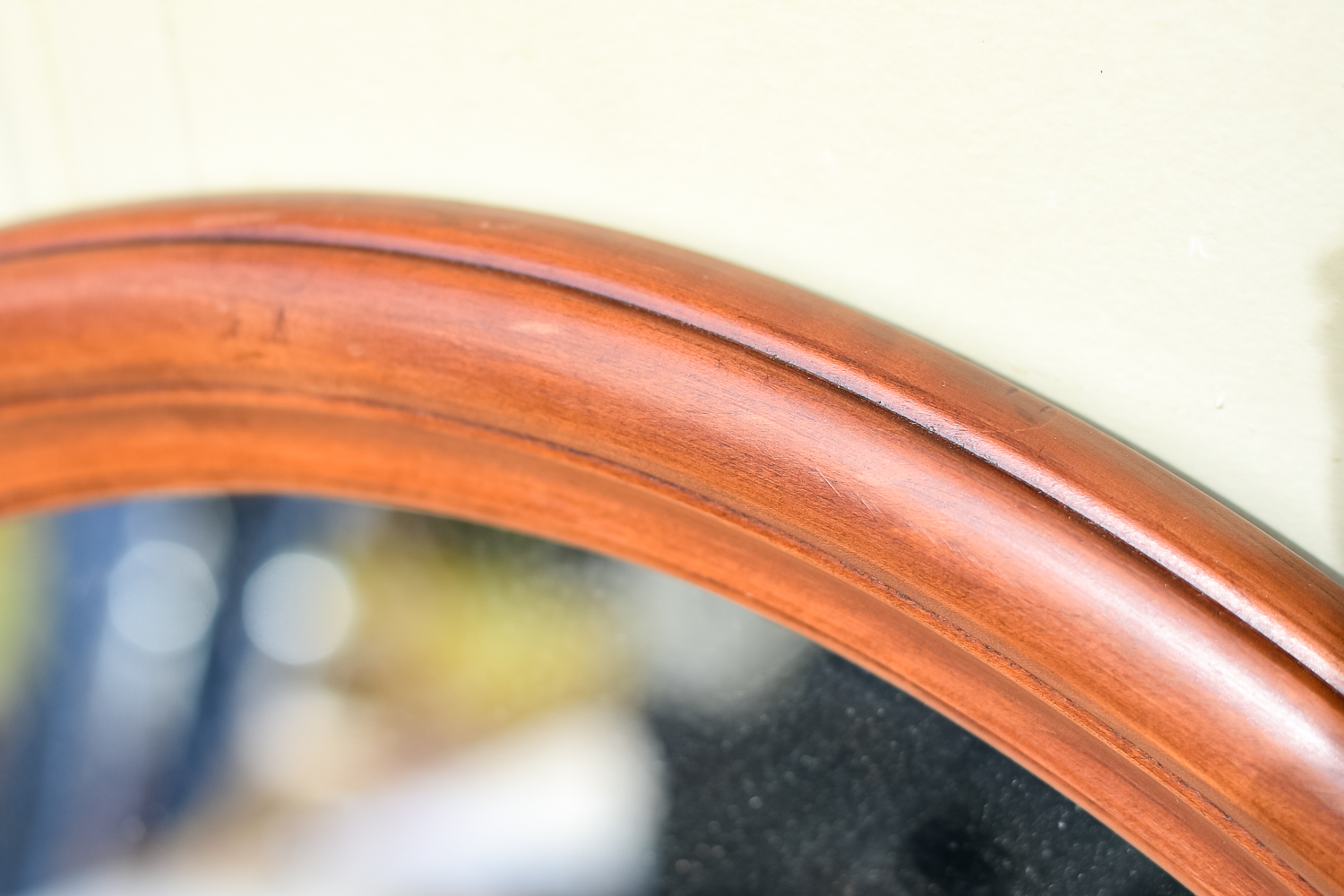 Boyles Furniture Oval Framed Mirror