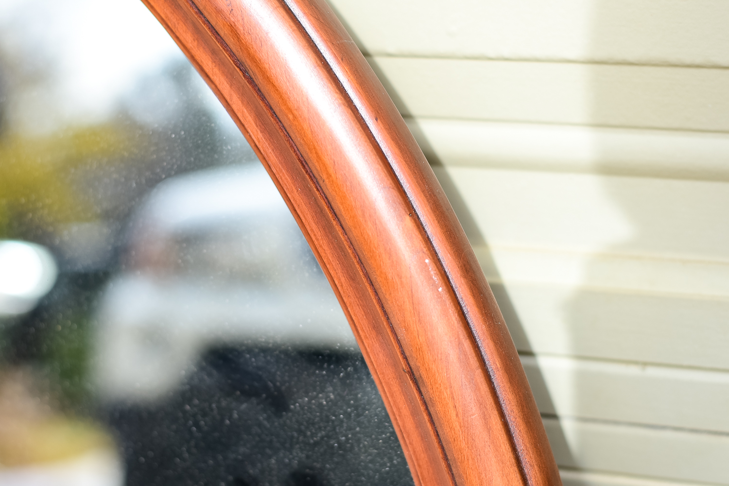 Boyles Furniture Oval Framed Mirror