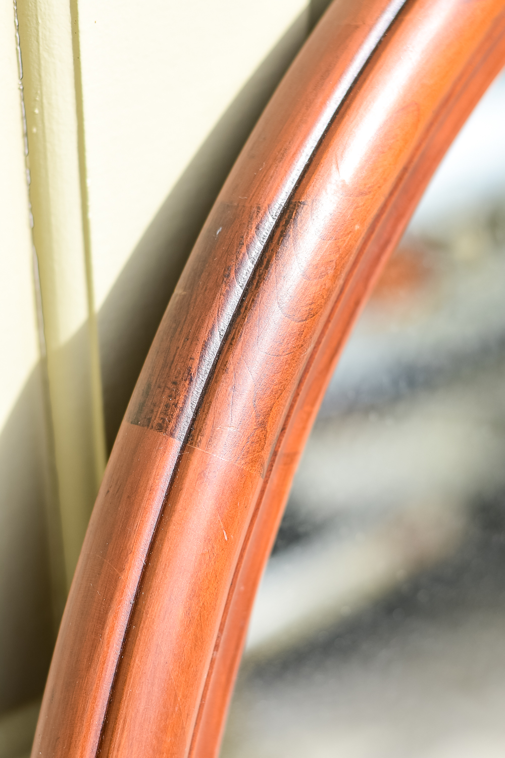 Boyles Furniture Oval Framed Mirror