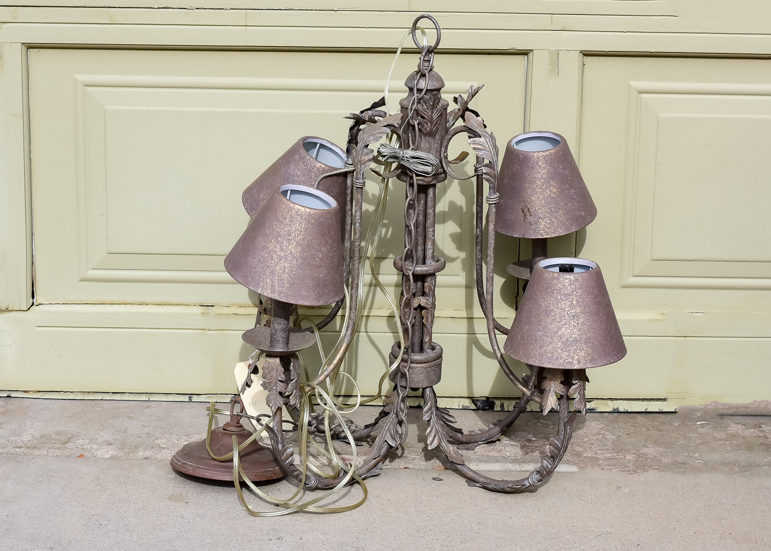 Metal French Country Chandelier