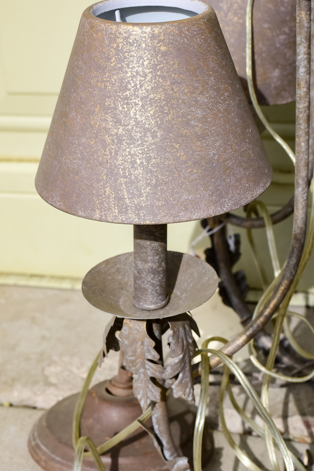 Metal French Country Chandelier