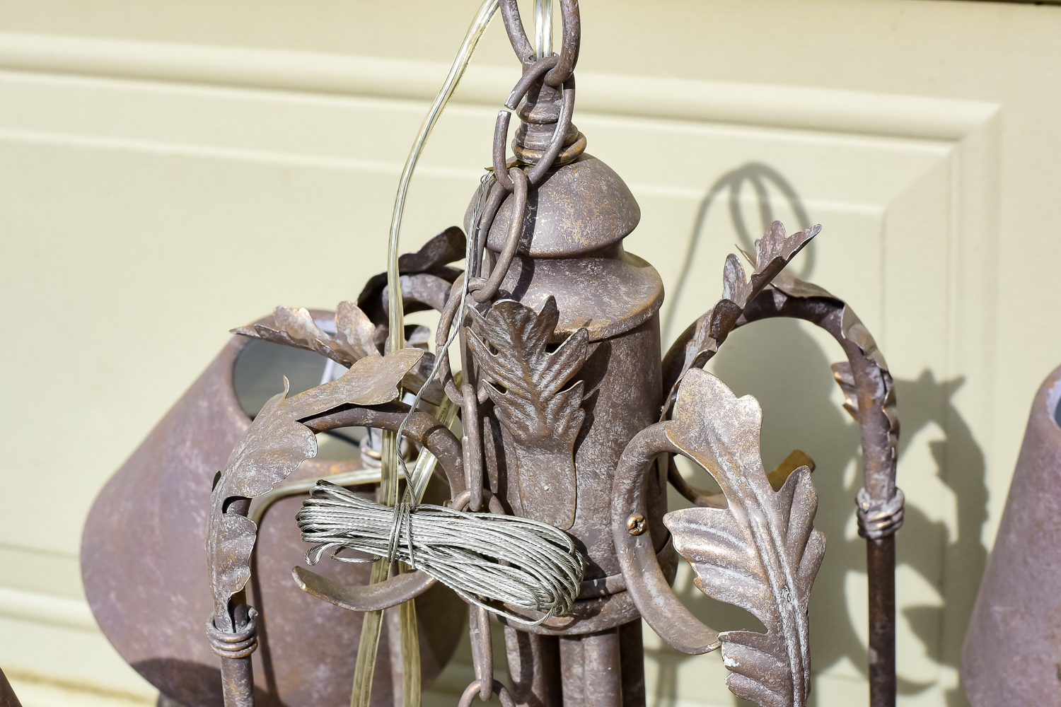 Metal French Country Chandelier