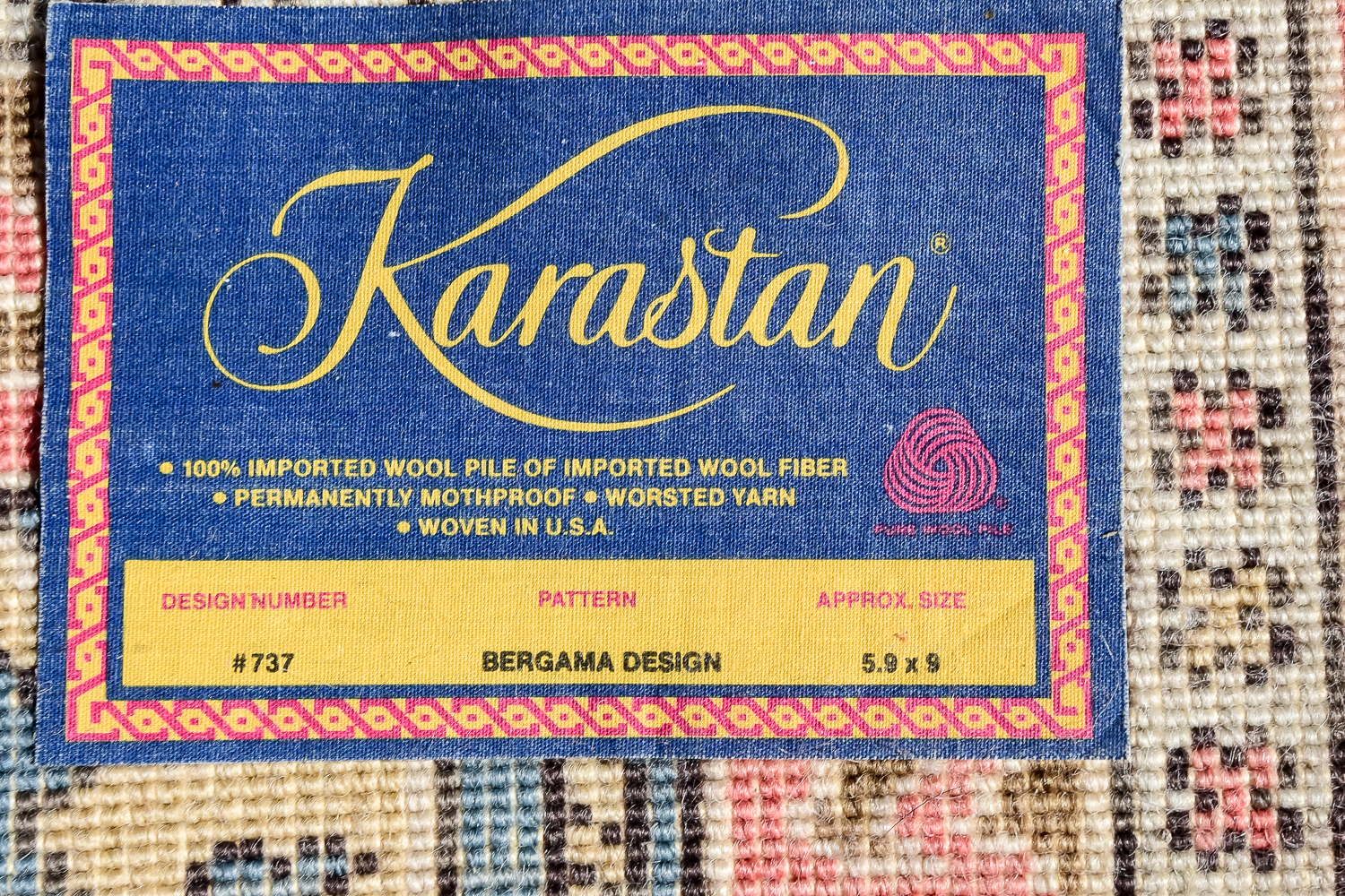 Karastan "Bergama" Wool Rug