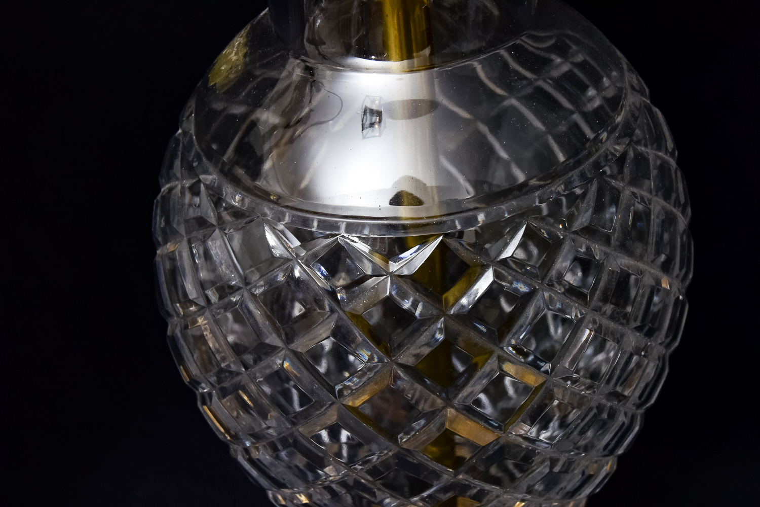 Pair of Glass Table Lamps