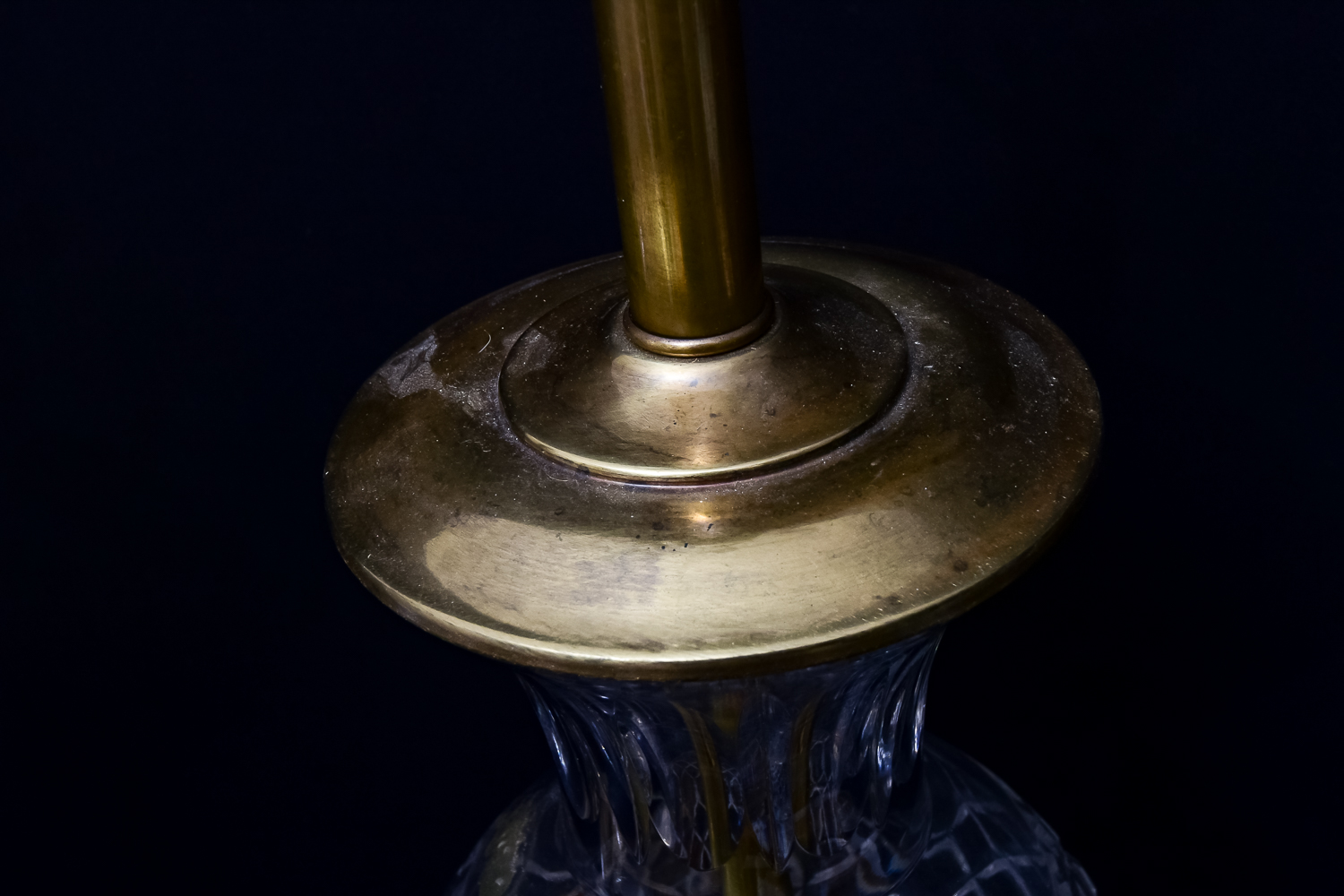 Pair of Glass Table Lamps