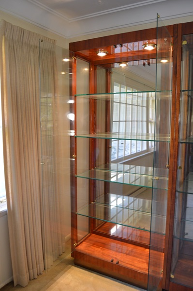 Large Glass Front Lighted Display Cabinet