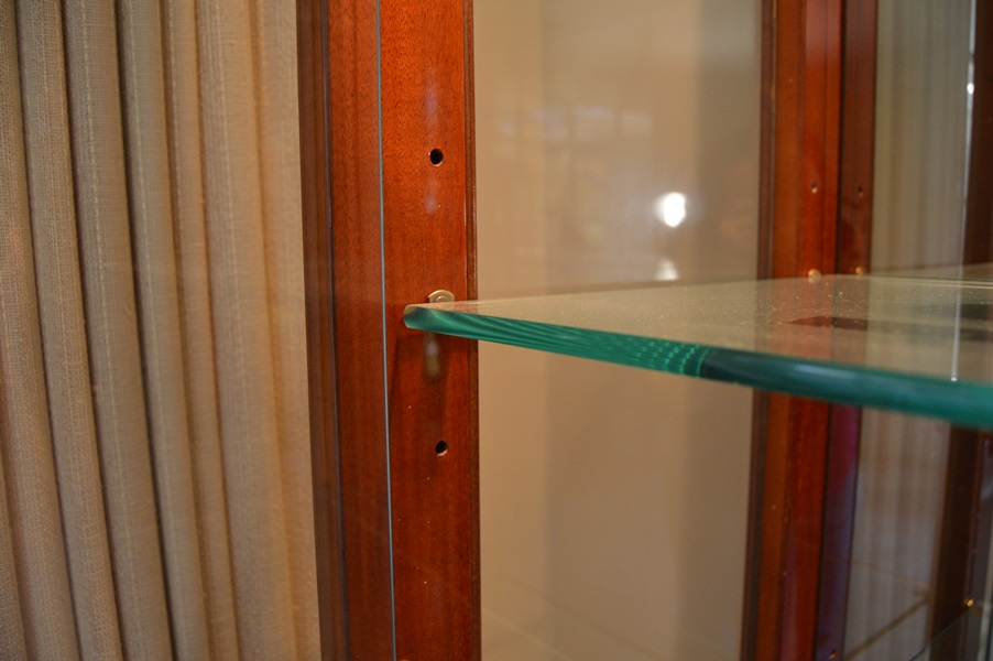 Large Glass Front Lighted Display Cabinet