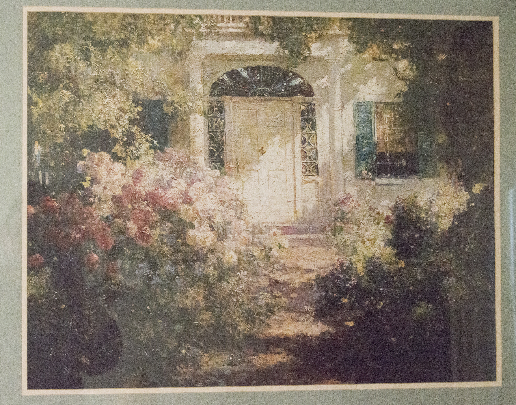 Framed Abbott Fuller Graves Offset Lithograph