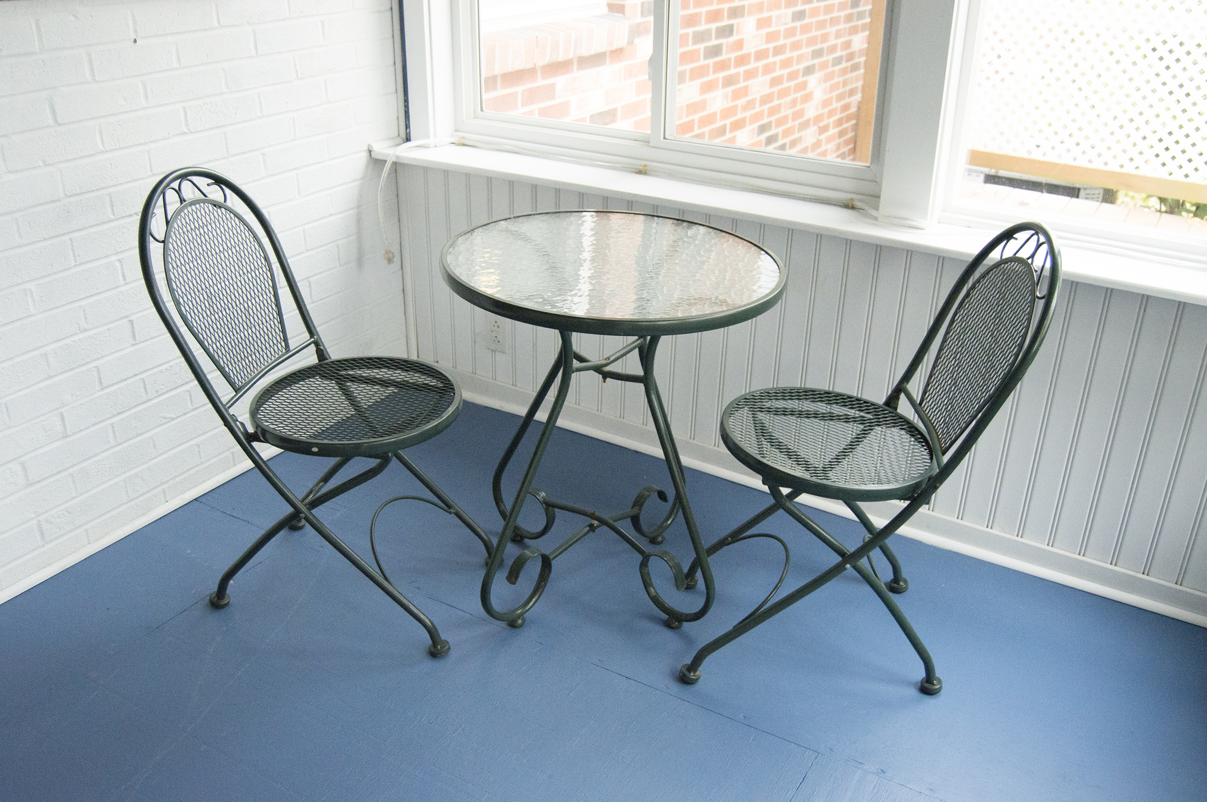 Metal Outdoor Cafe Set