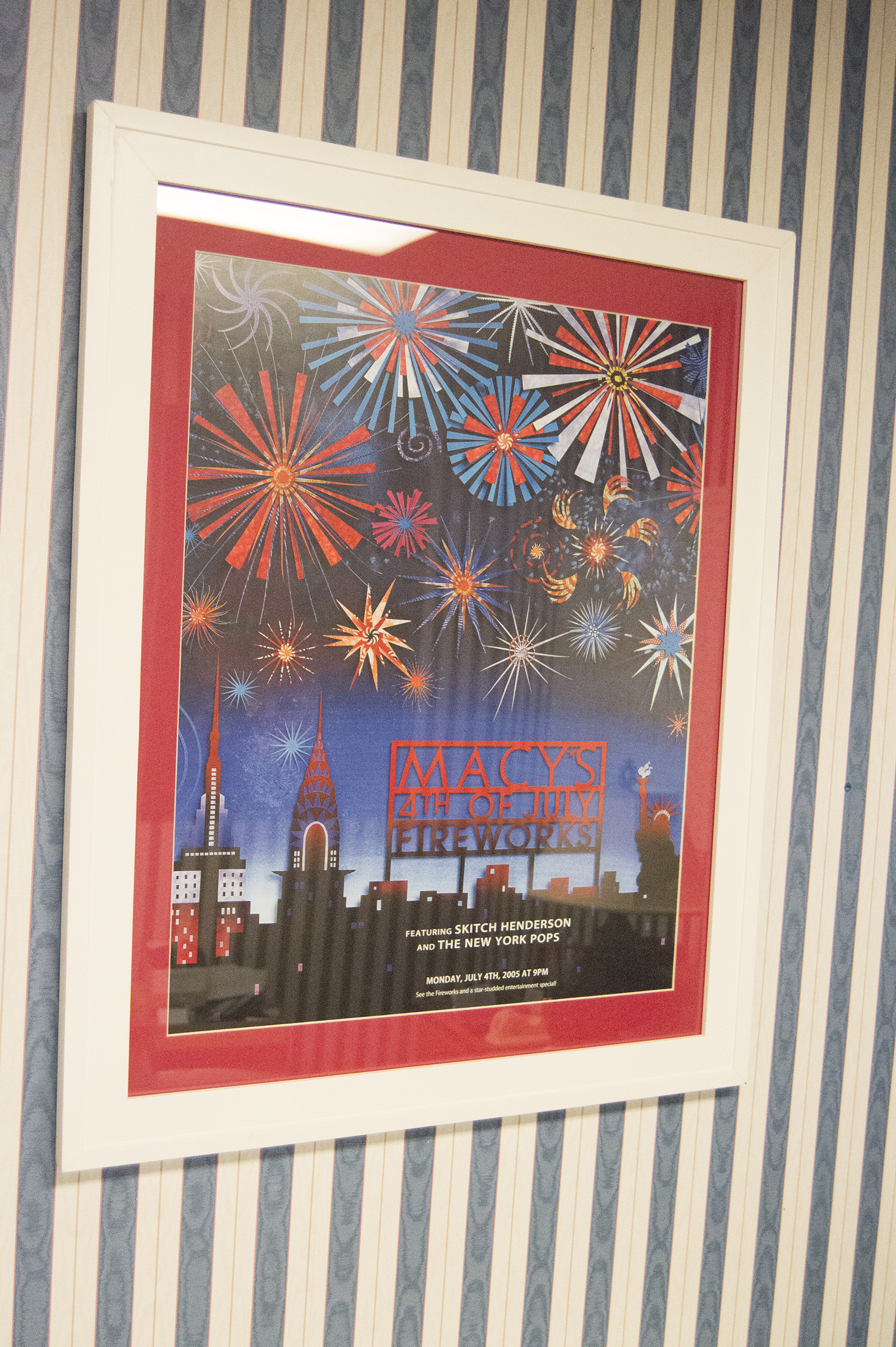 Pair of Macy's July 4th Fireworks Posters
