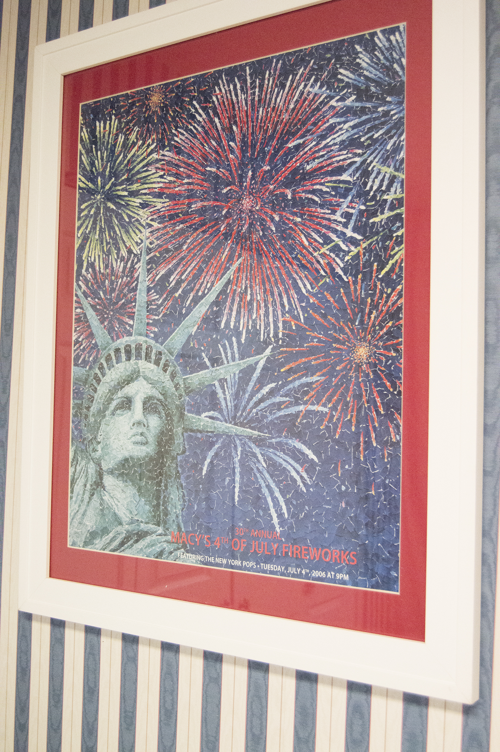 Pair of Macy's July 4th Fireworks Posters