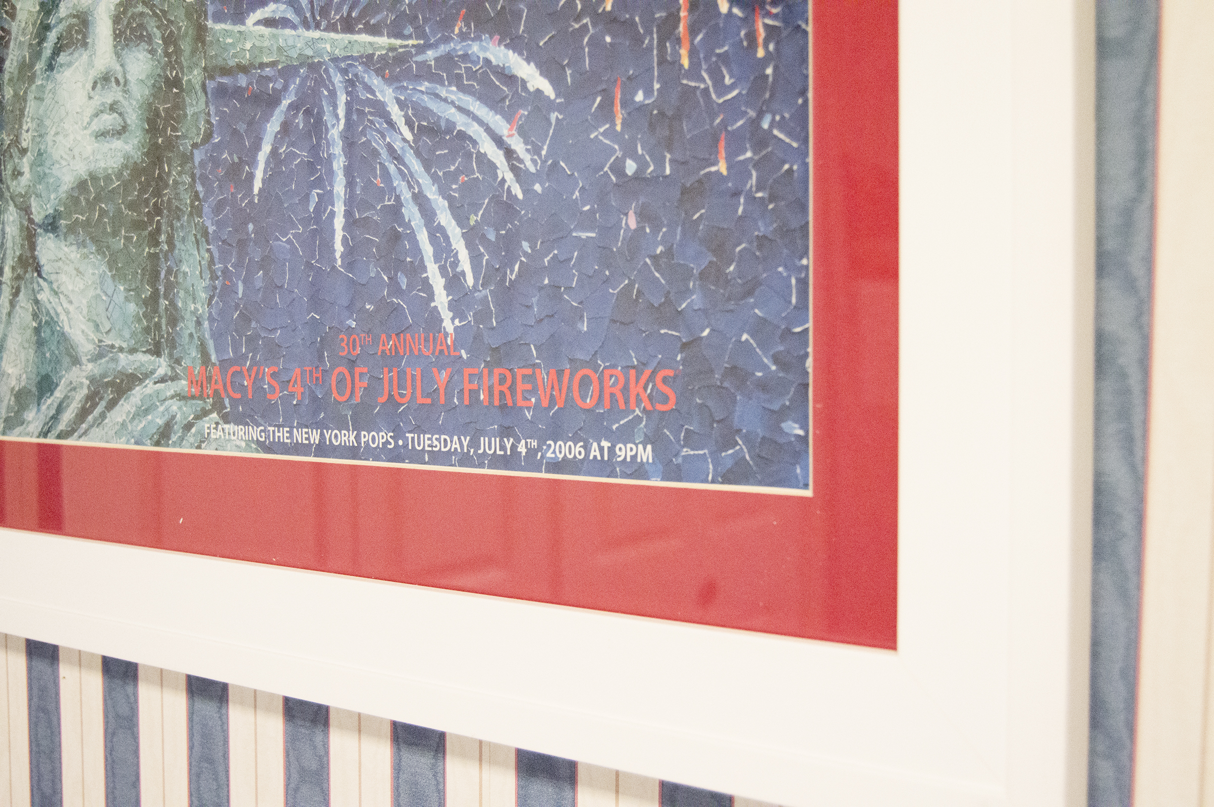 Pair of Macy's July 4th Fireworks Posters