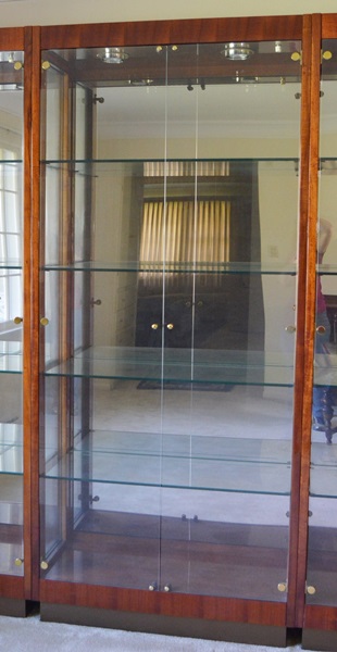 Large Glass Front Lighted Display Cabinet
