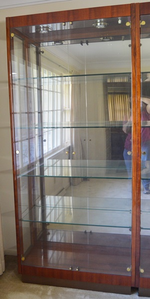 Large Glass Front Lighted Display Cabinet