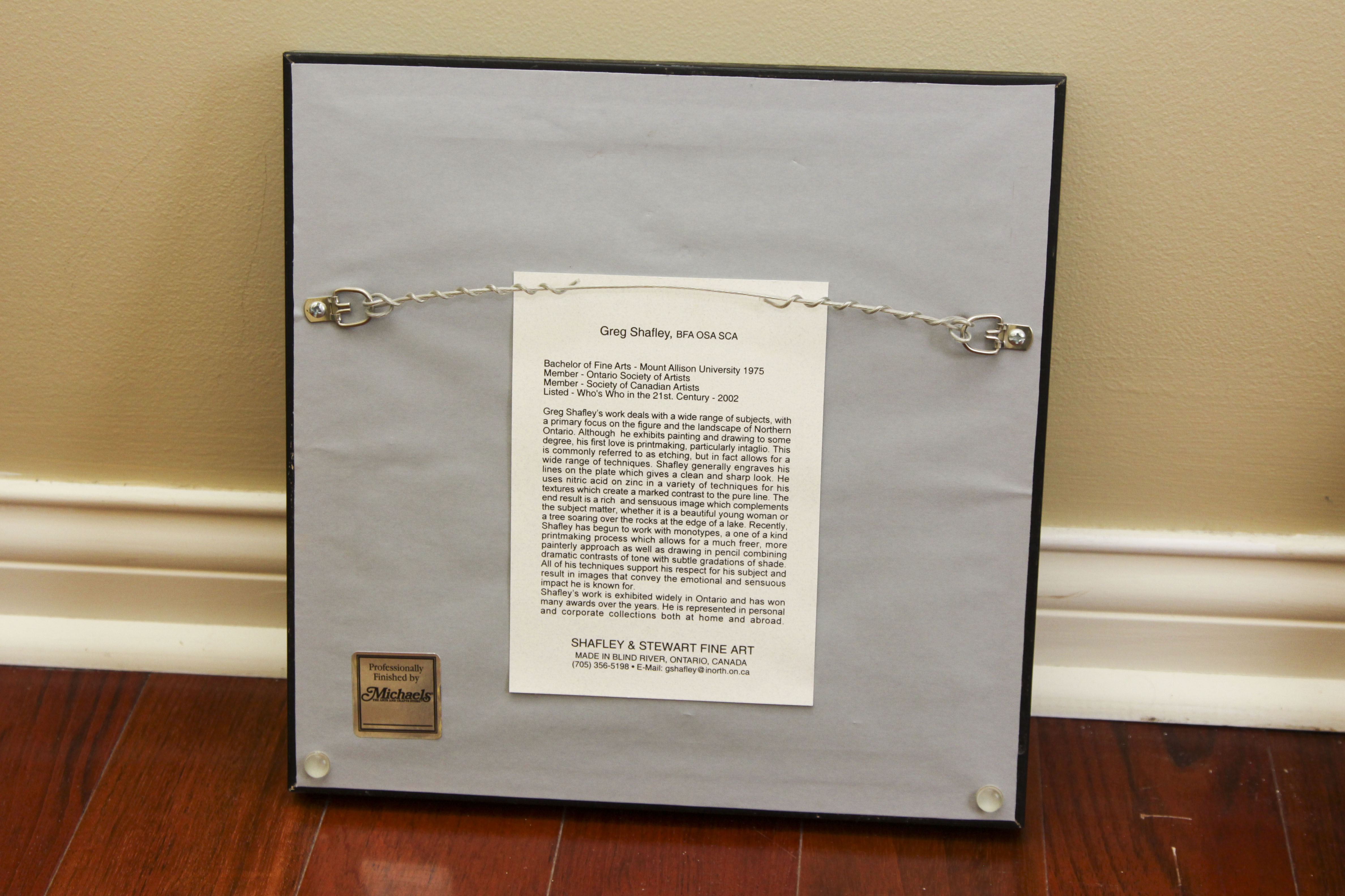 Pair of Signed Owl-Theme Art Prints