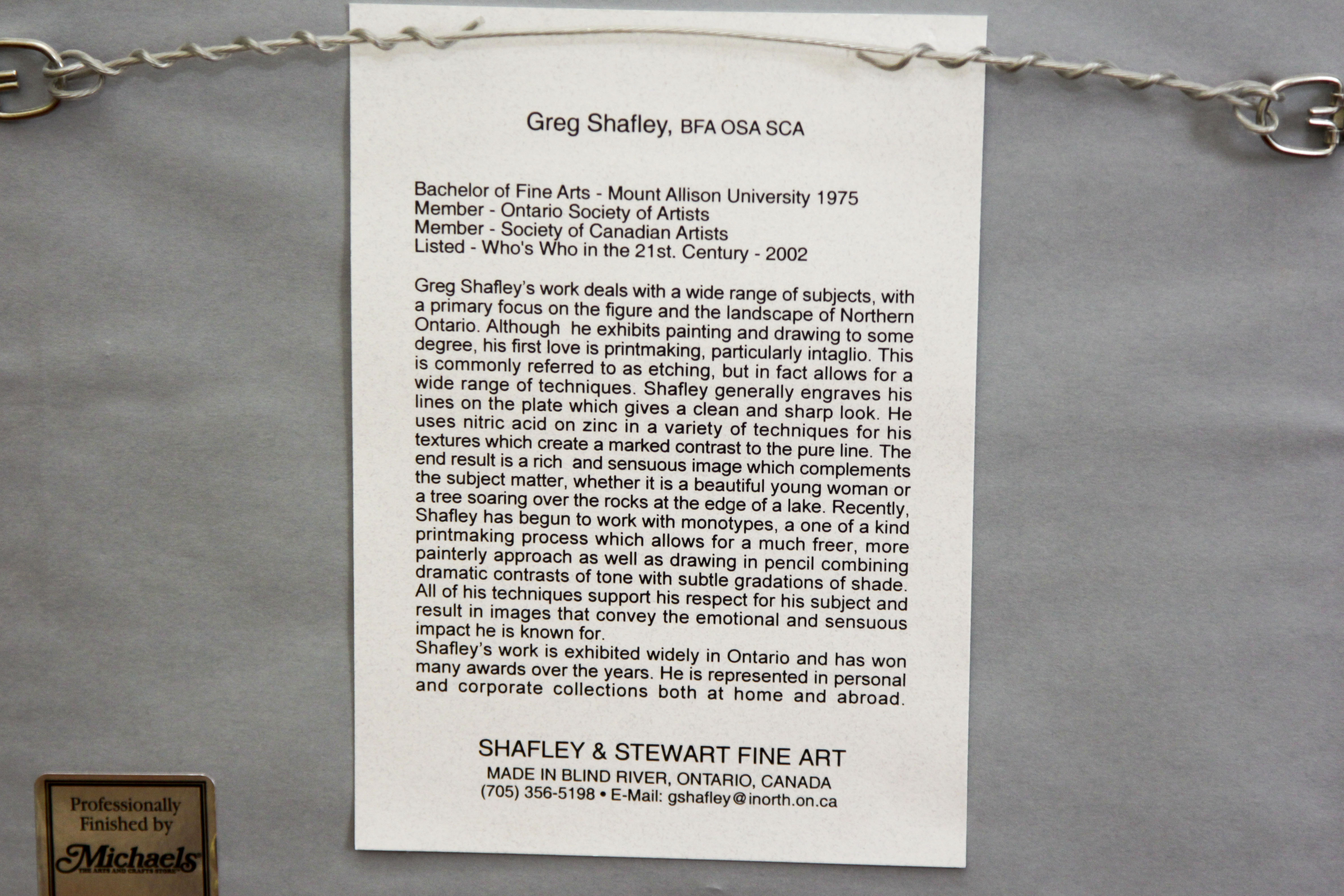 Pair of Signed Owl-Theme Art Prints