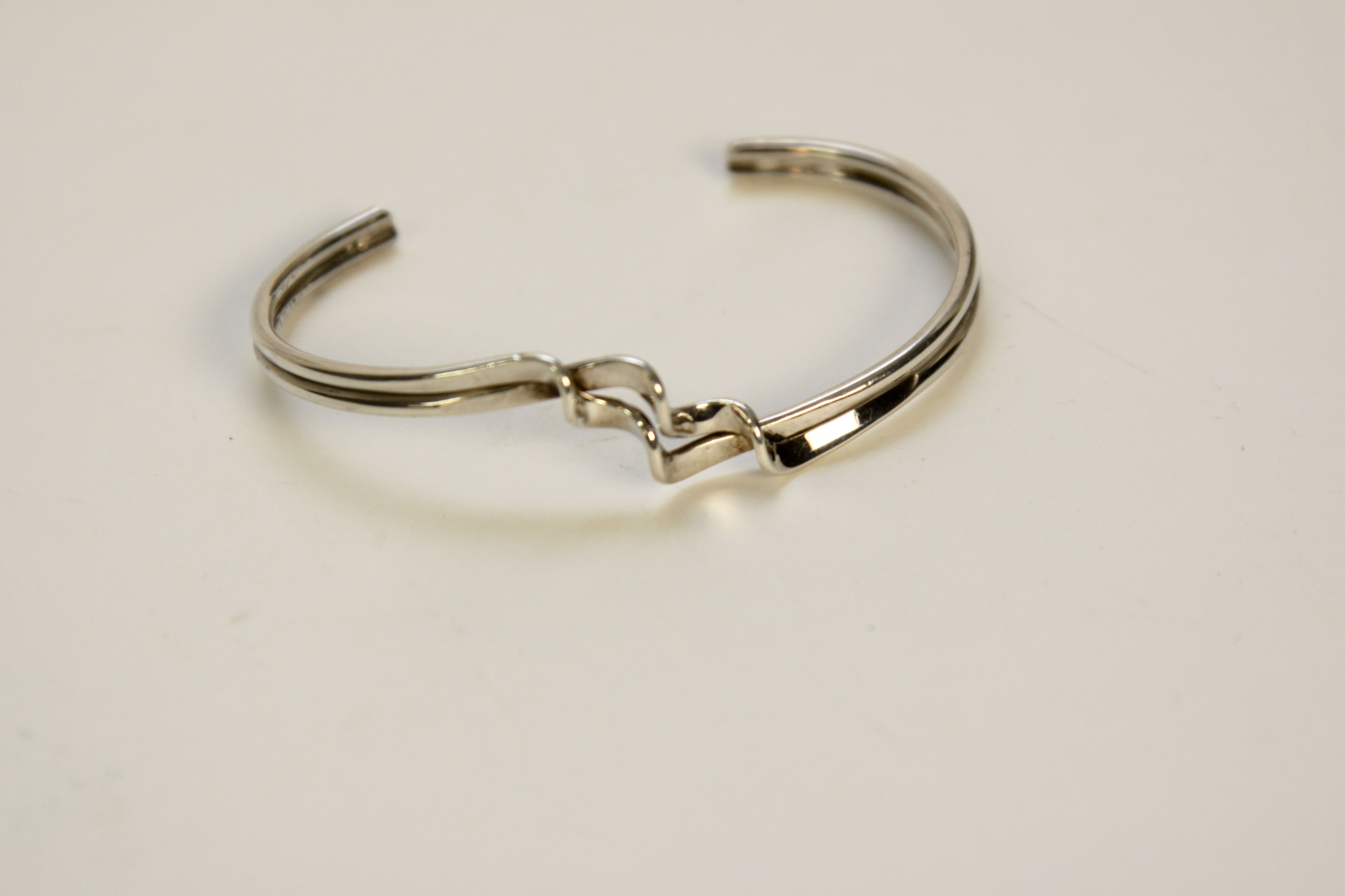 Sterling Silver Twisted Arm Cuff