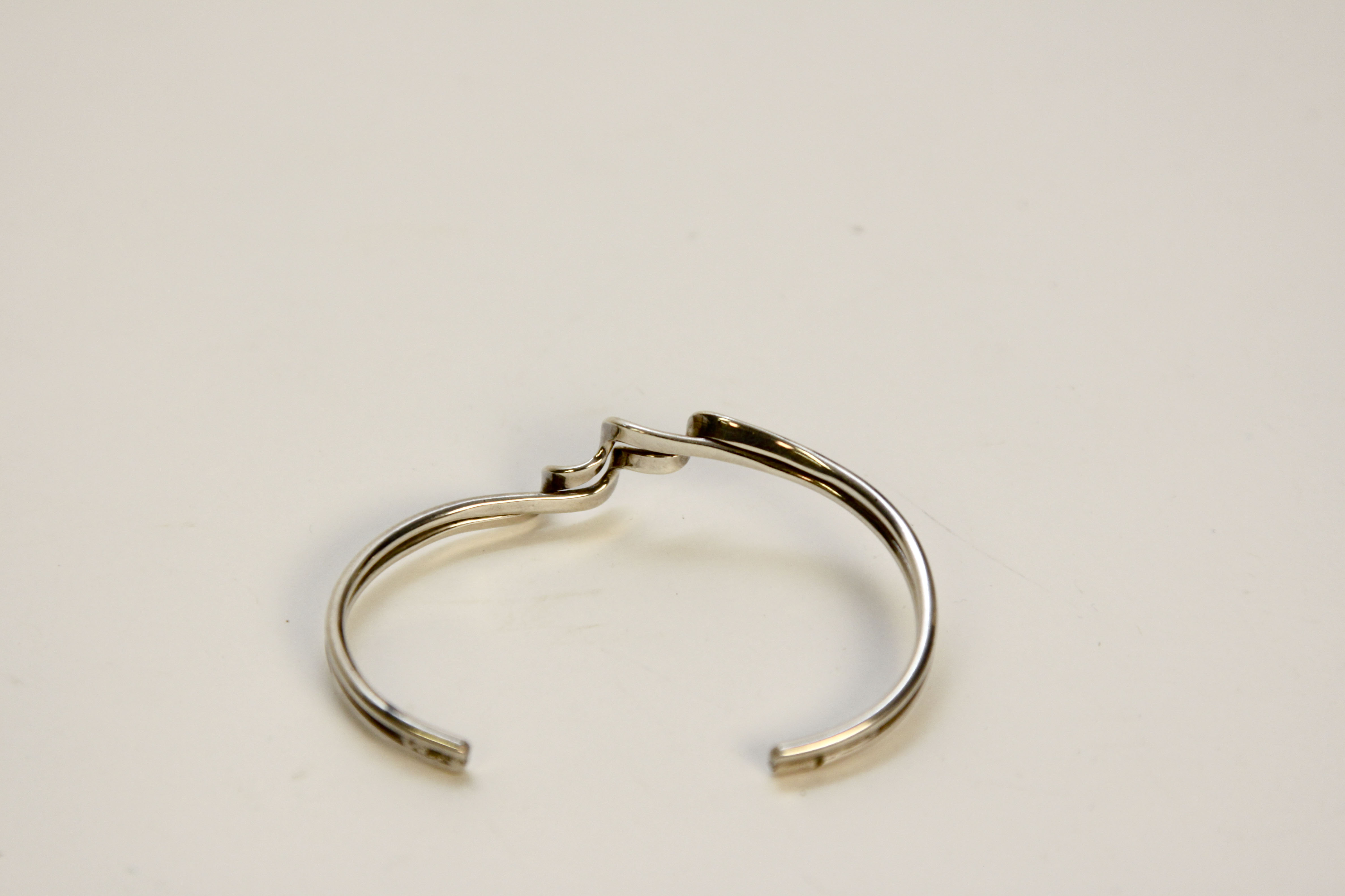 Sterling Silver Twisted Arm Cuff