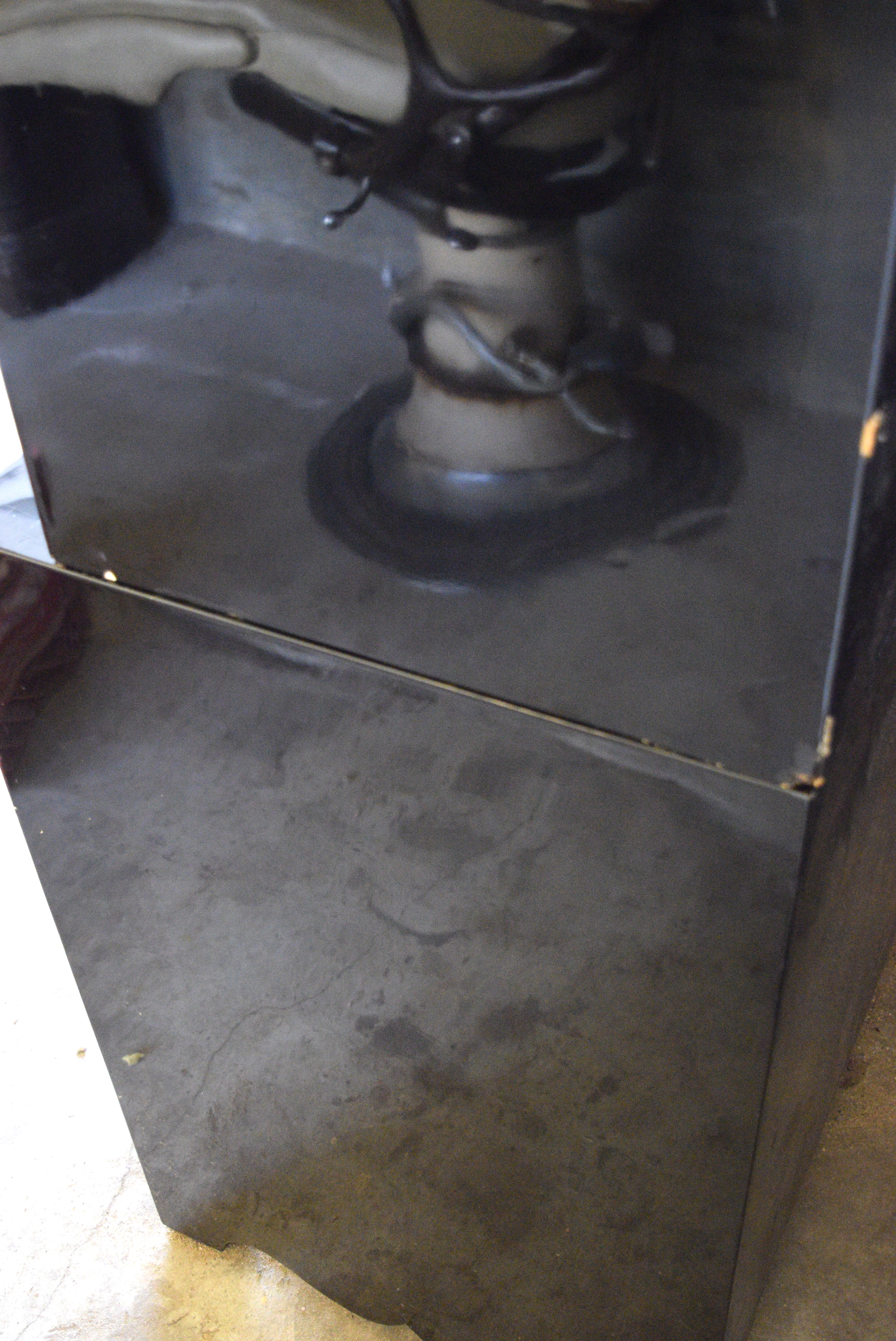 Chinoiserie China Cabinet with Stone and Shell Appliqué