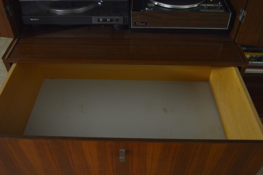 Mid Century Modern Walnut Bher BMZ Component Wall