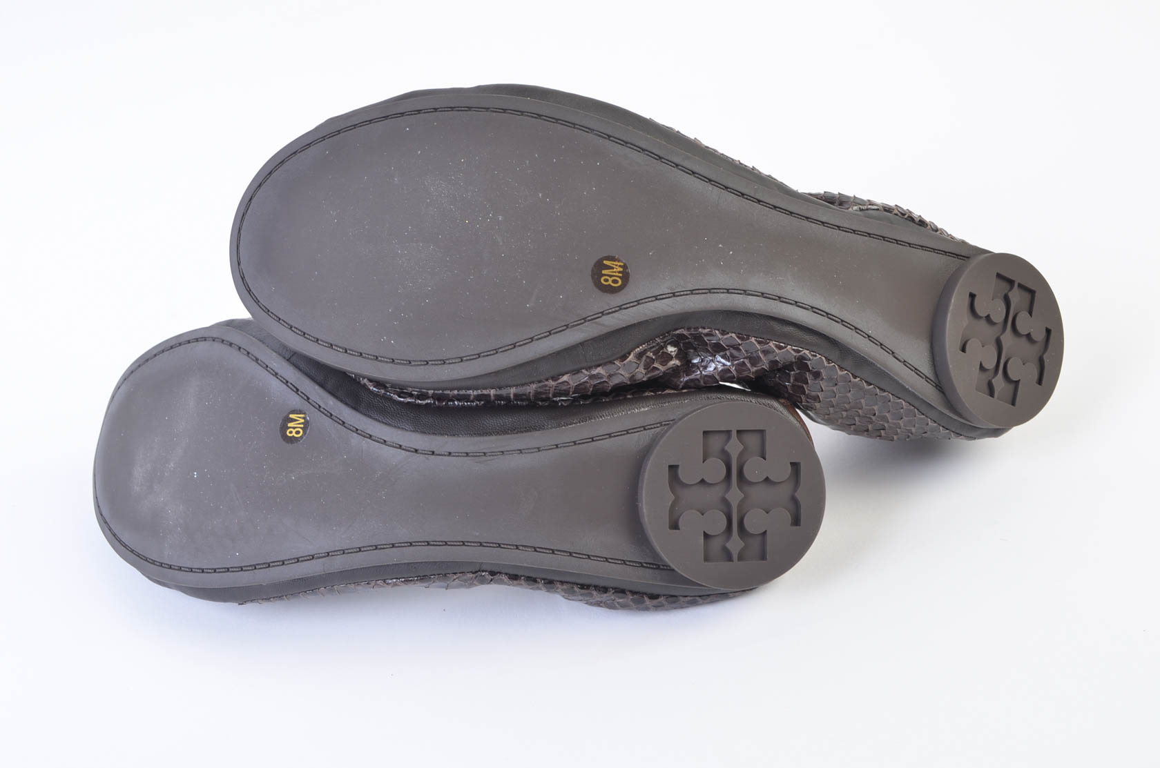 Tory Burch Snakeskin Ballet Flats