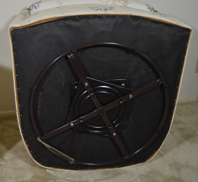 Pair of Century Barrel Back Swivel Lounge Chairs