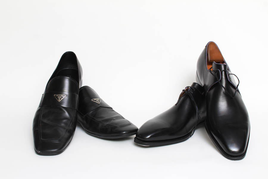 Two Pairs of Men's Dress Shoes