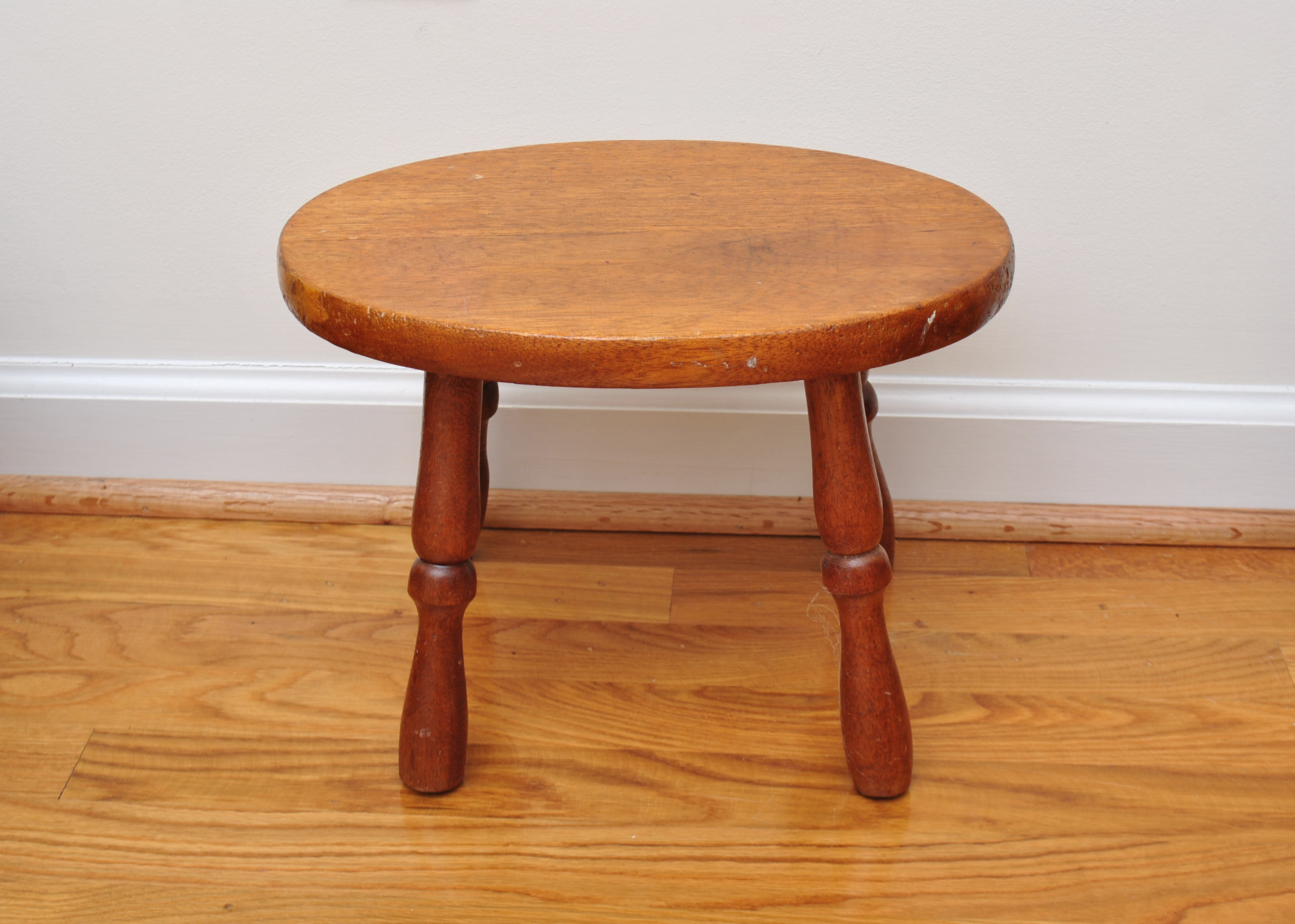 Two Footrests and Decorative Metal Box