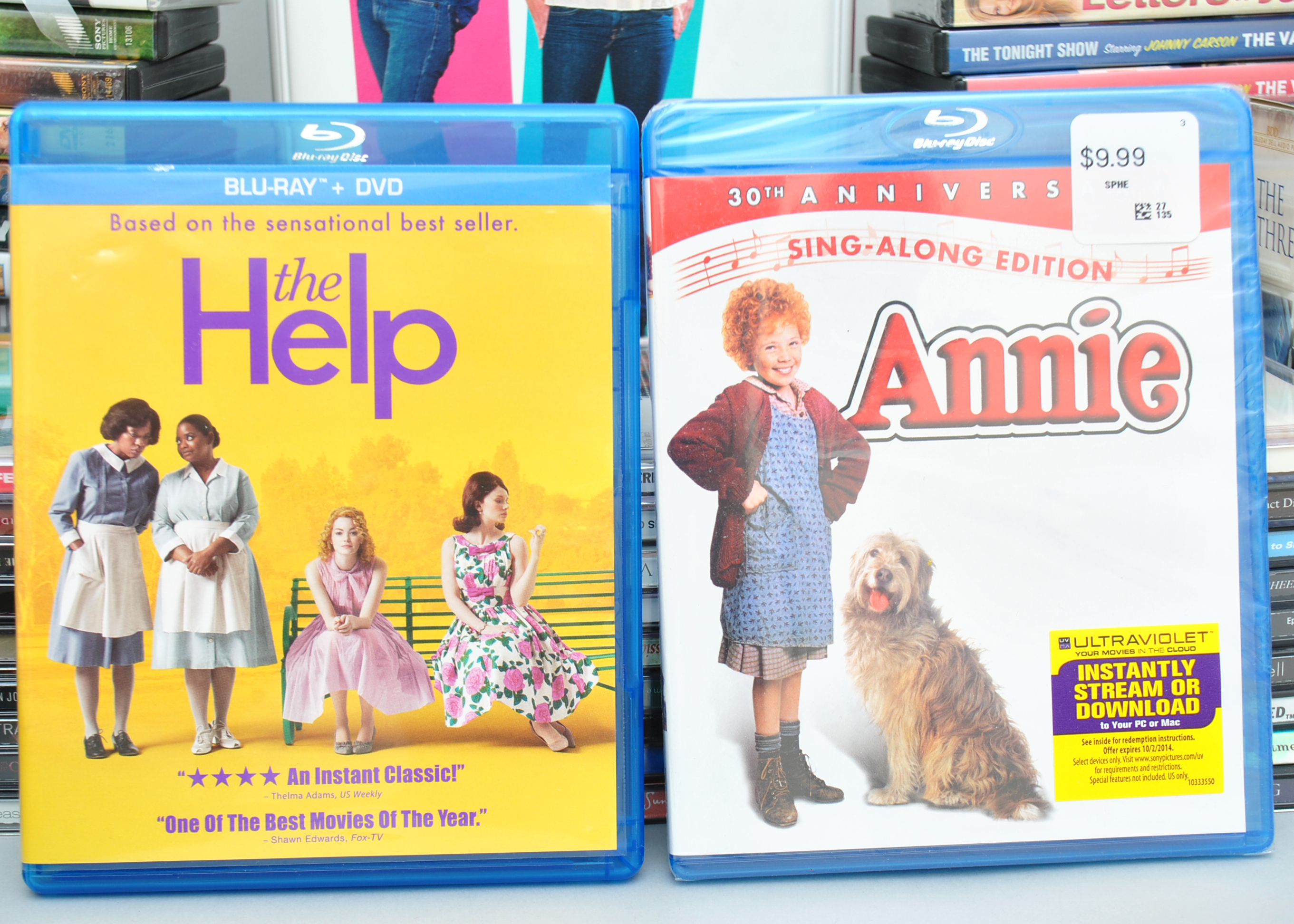 Collection of DVDs, CDs and Cassettes