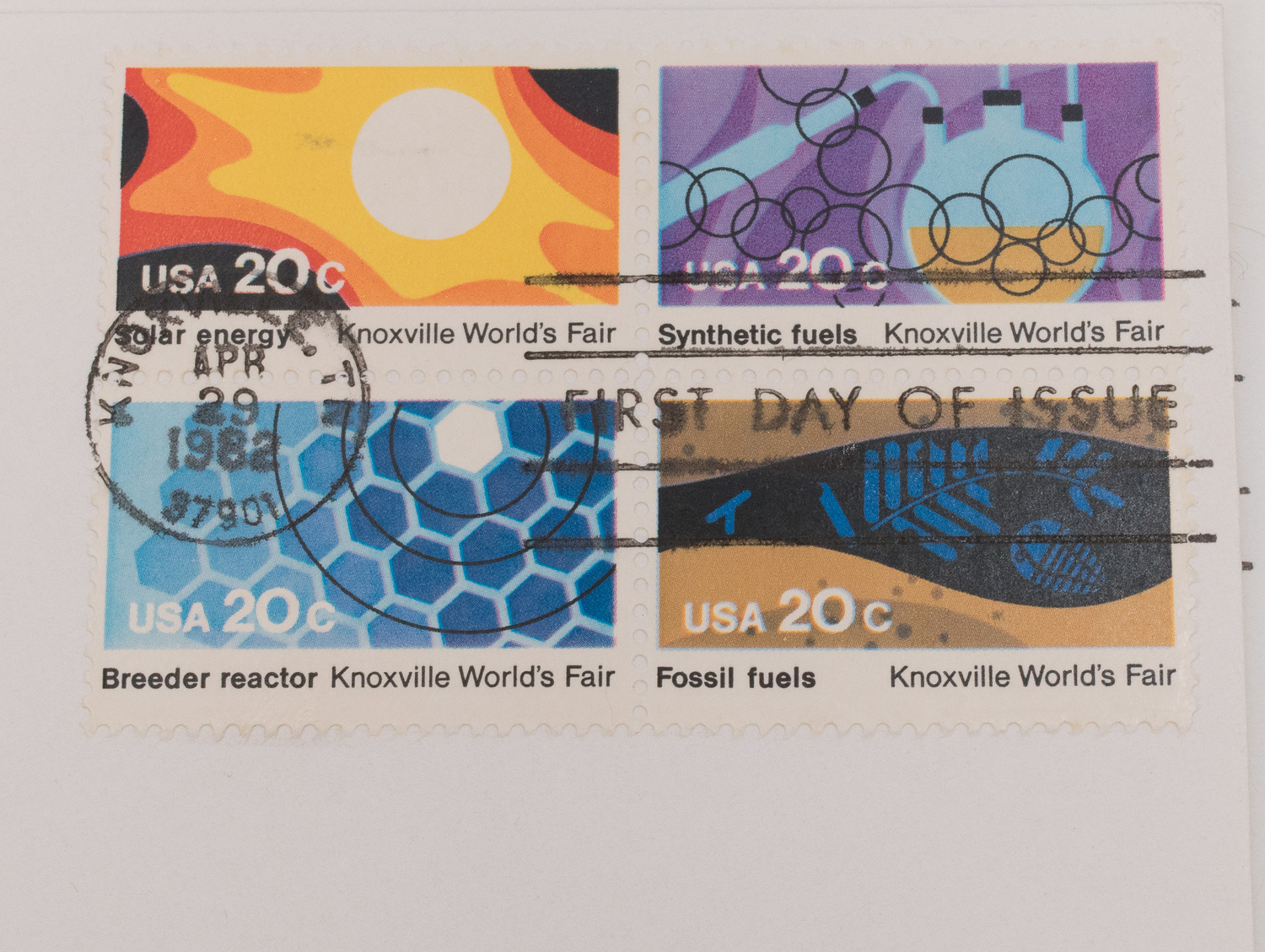 Commemorative Stamps for Knoxville World's Fair by Charley Harper
