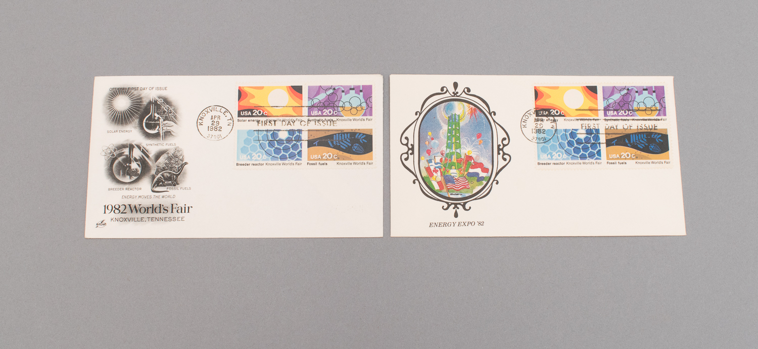 Commemorative Stamps for Knoxville World's Fair by Charley Harper