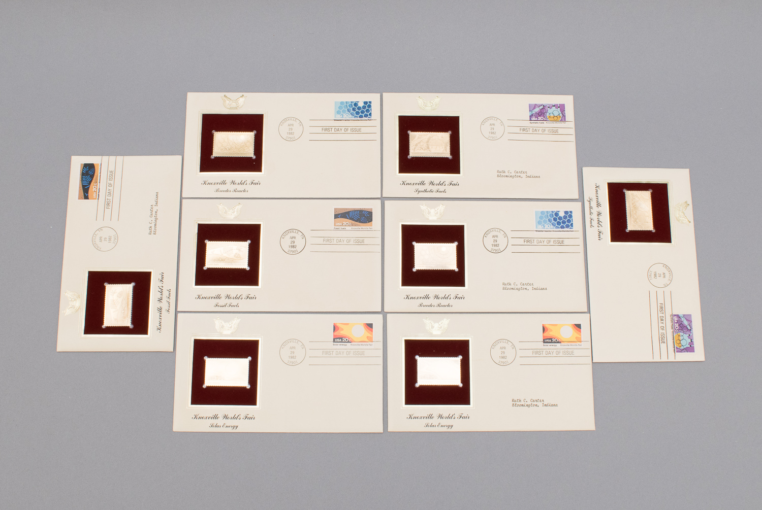 Commemorative Stamps for Knoxville World's Fair by Charley Harper