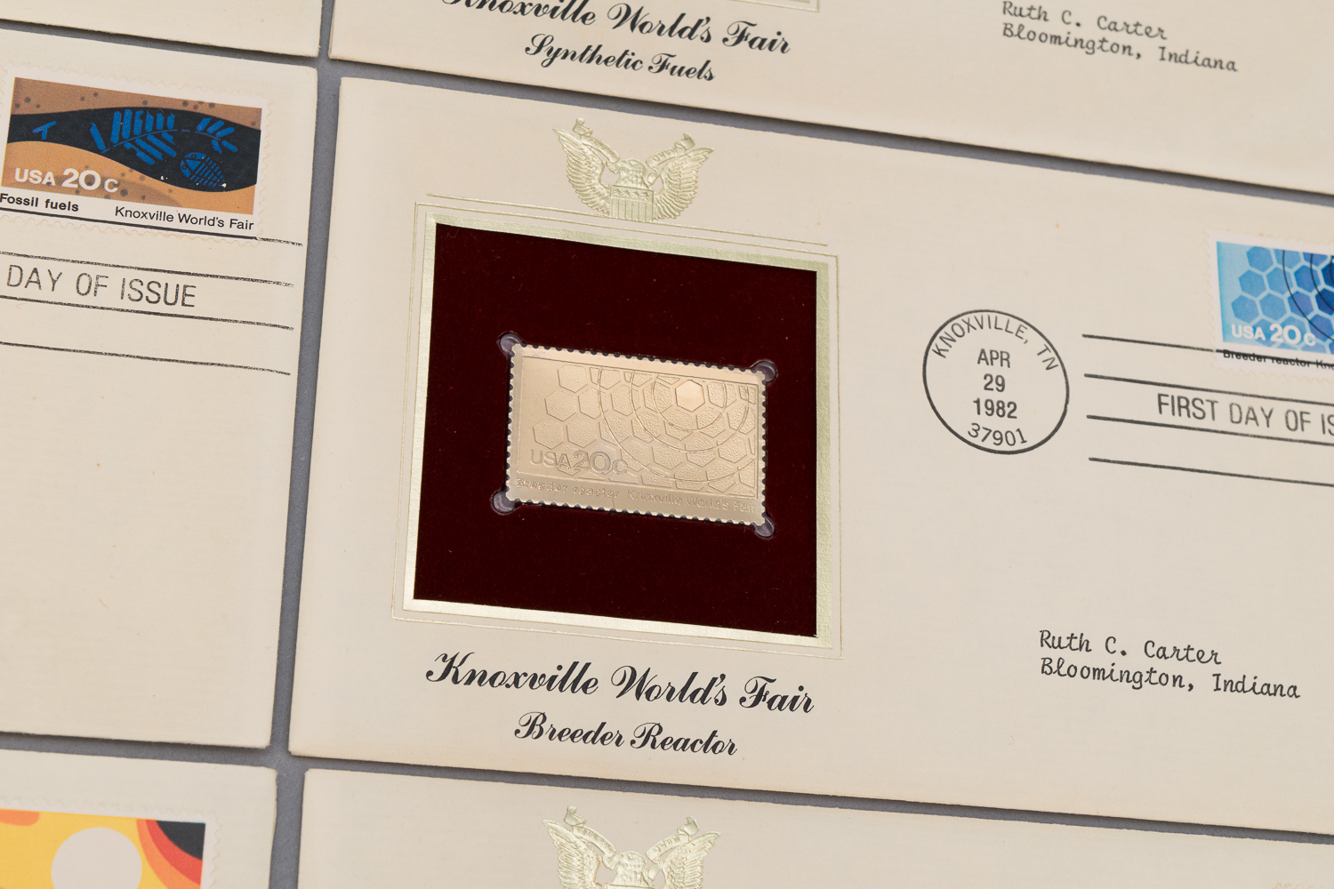 Commemorative Stamps for Knoxville World's Fair by Charley Harper