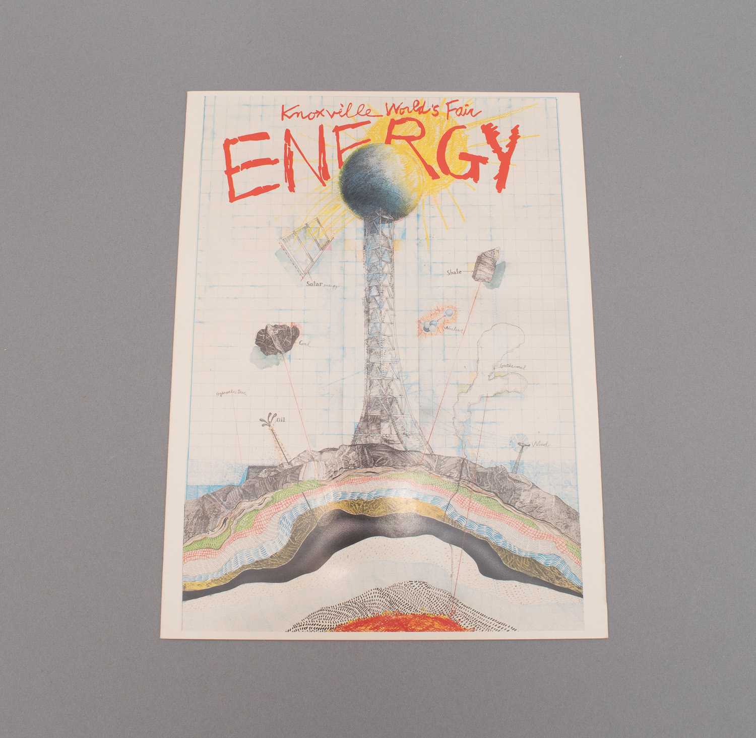 Commemorative Stamps for Knoxville World's Fair by Charley Harper