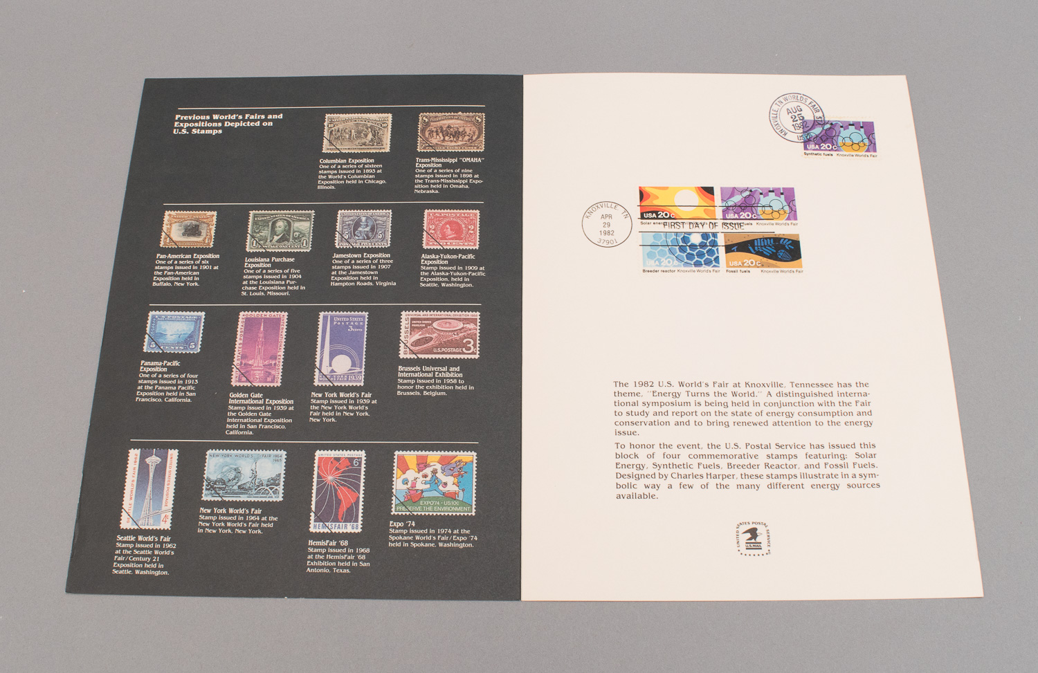 Commemorative Stamps for Knoxville World's Fair by Charley Harper