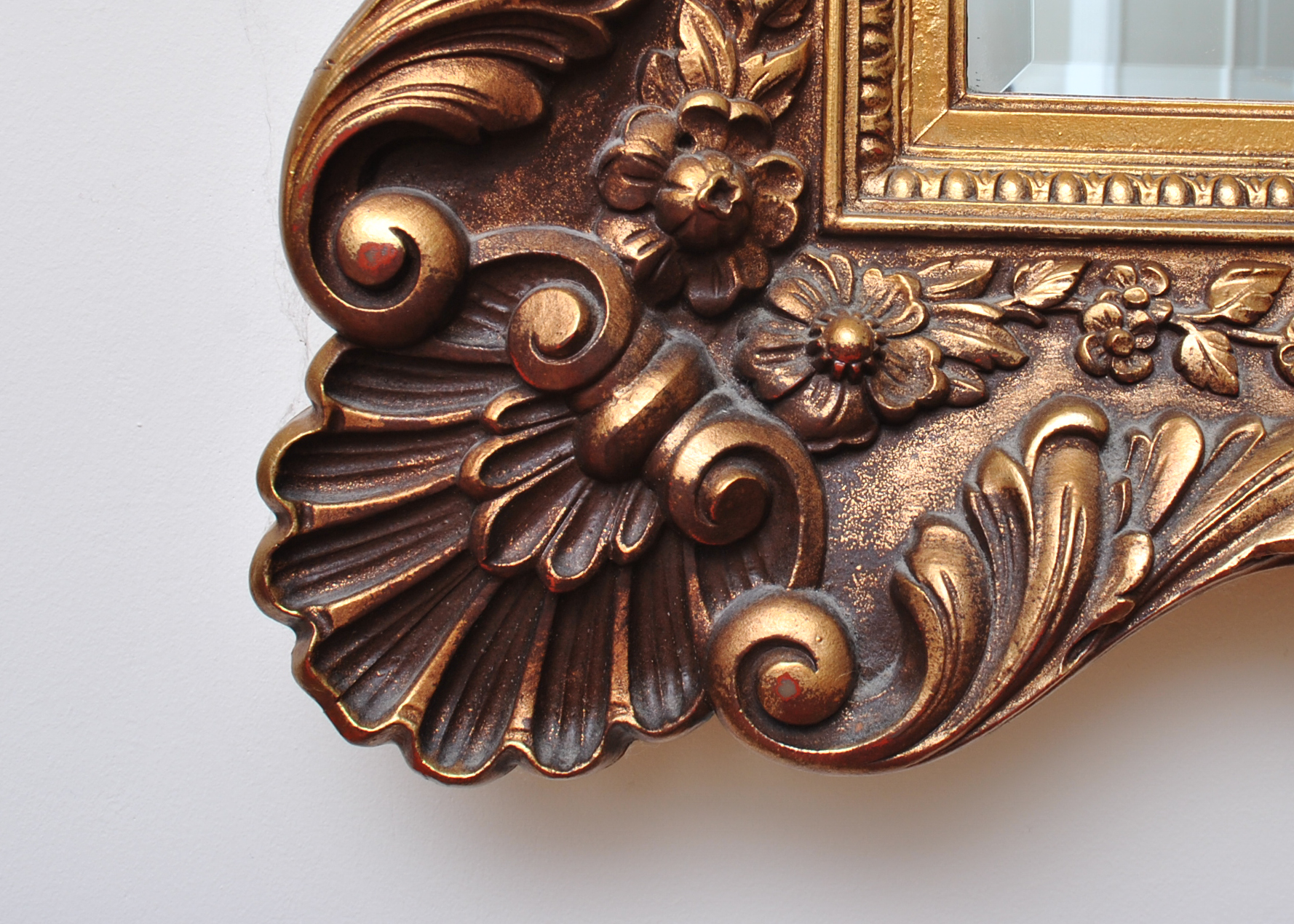 Large Ornate Vintage Mirror