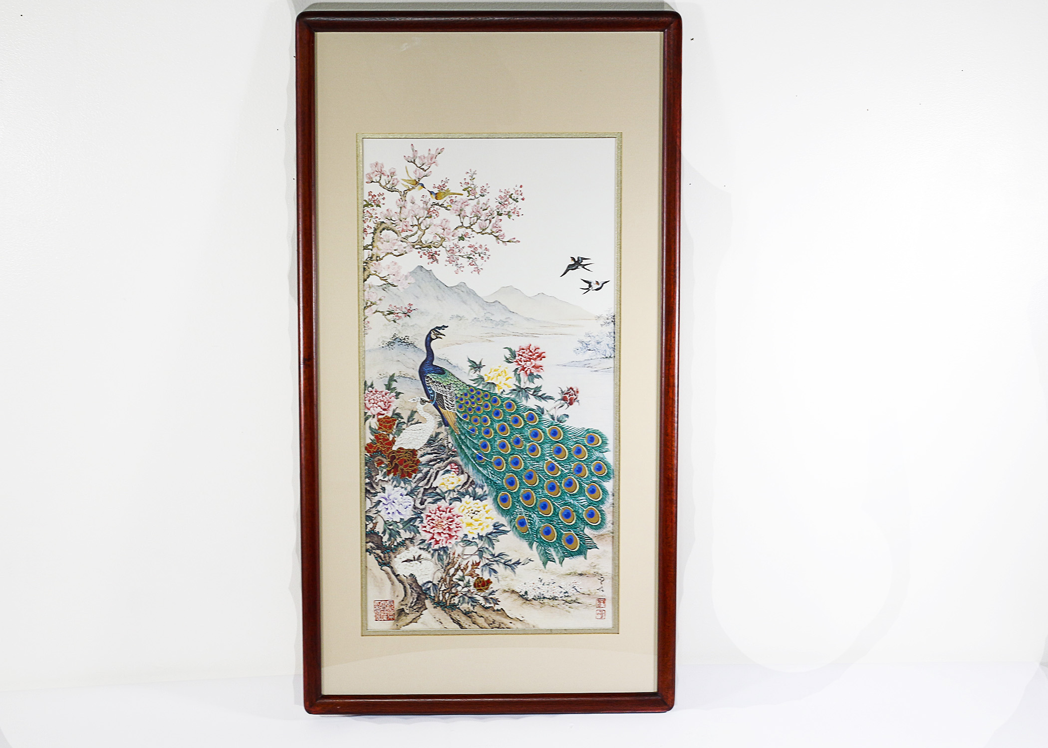 Wei Tseng Yang "The Awakening of Spring" Print on Silk