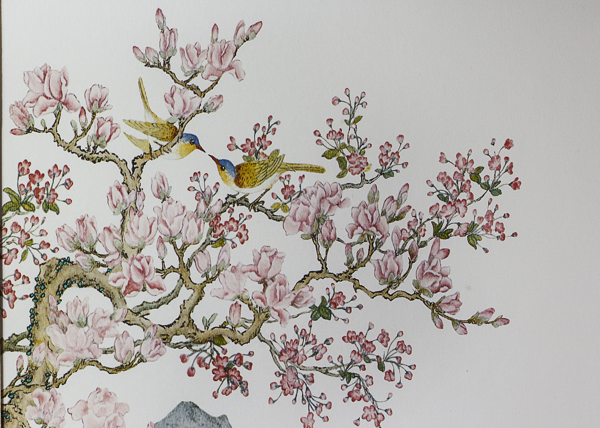 Wei Tseng Yang "The Awakening of Spring" Print on Silk