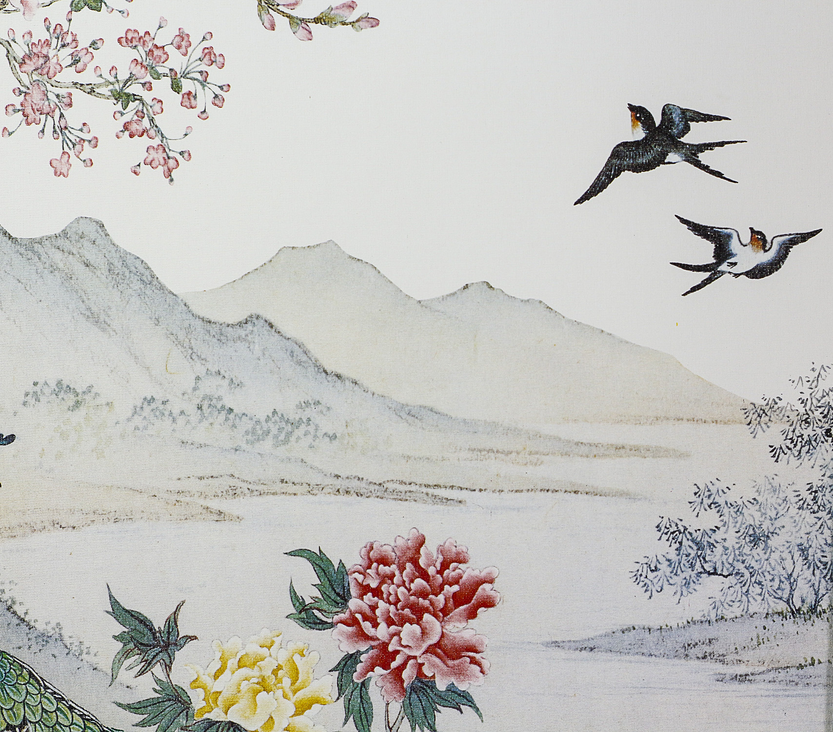 Wei Tseng Yang "The Awakening of Spring" Print on Silk