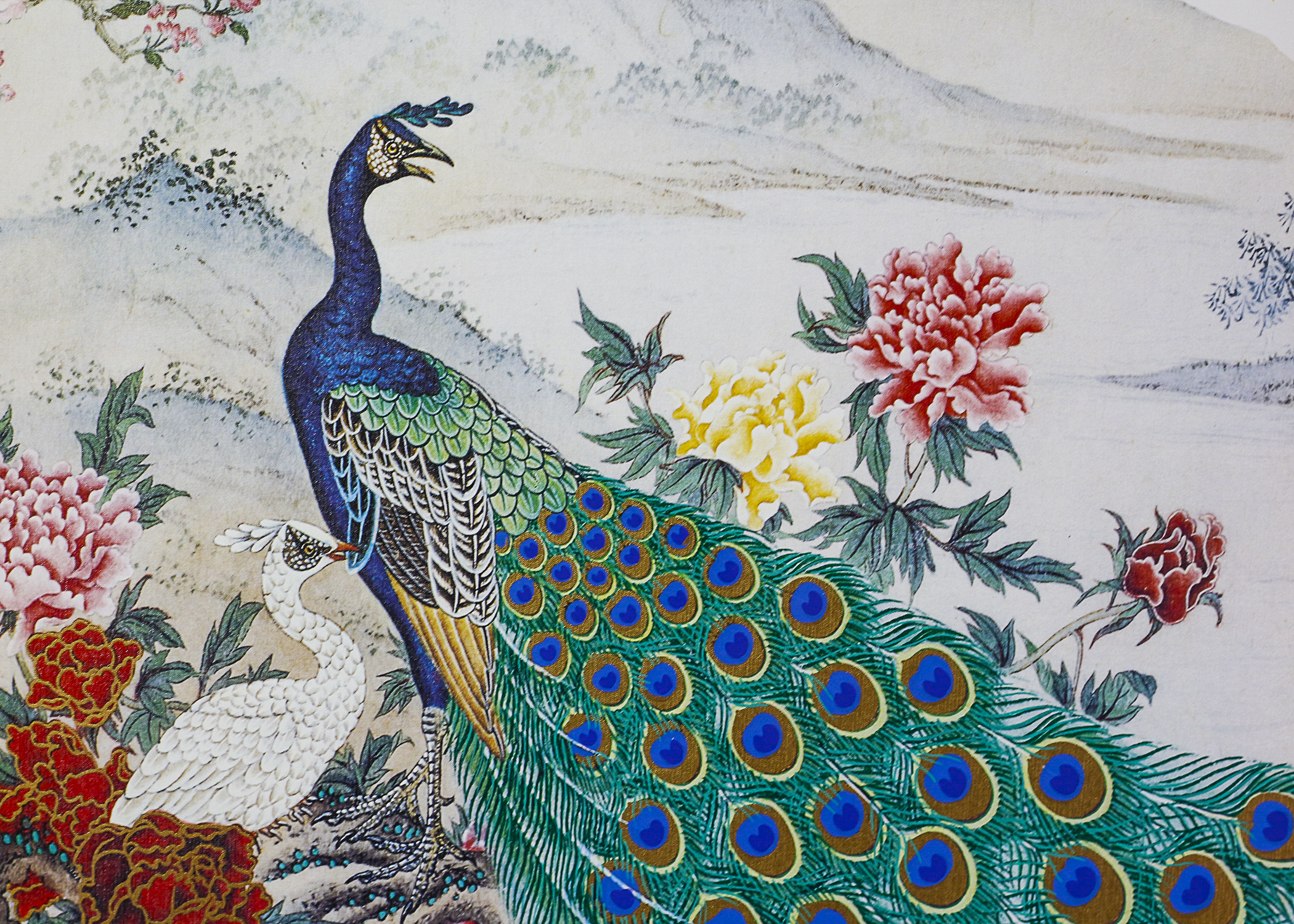 Wei Tseng Yang "The Awakening of Spring" Print on Silk