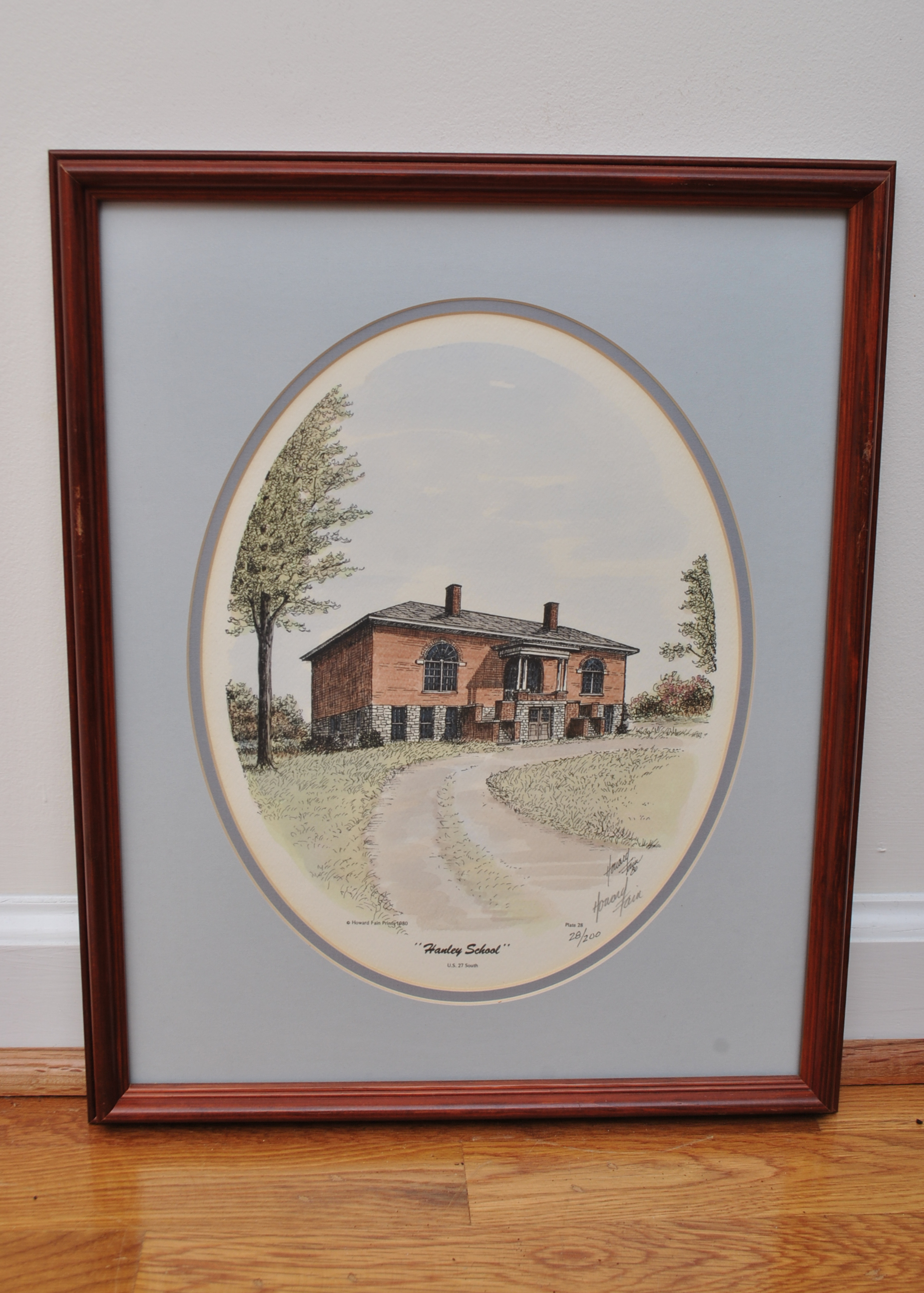 Signed Howard Fain School Prints