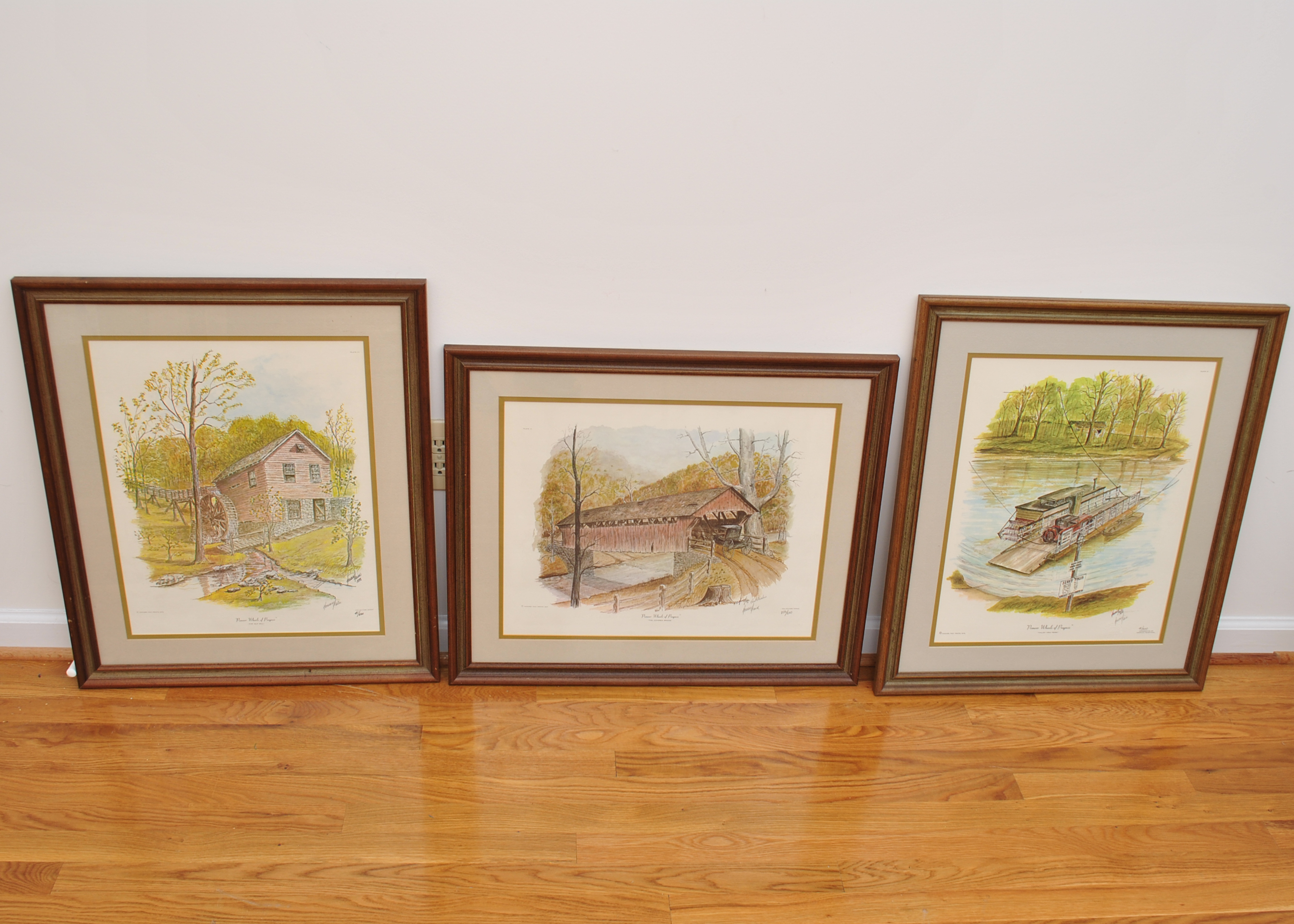 Signed Howard Fain "Pioneers of Progress" Prints