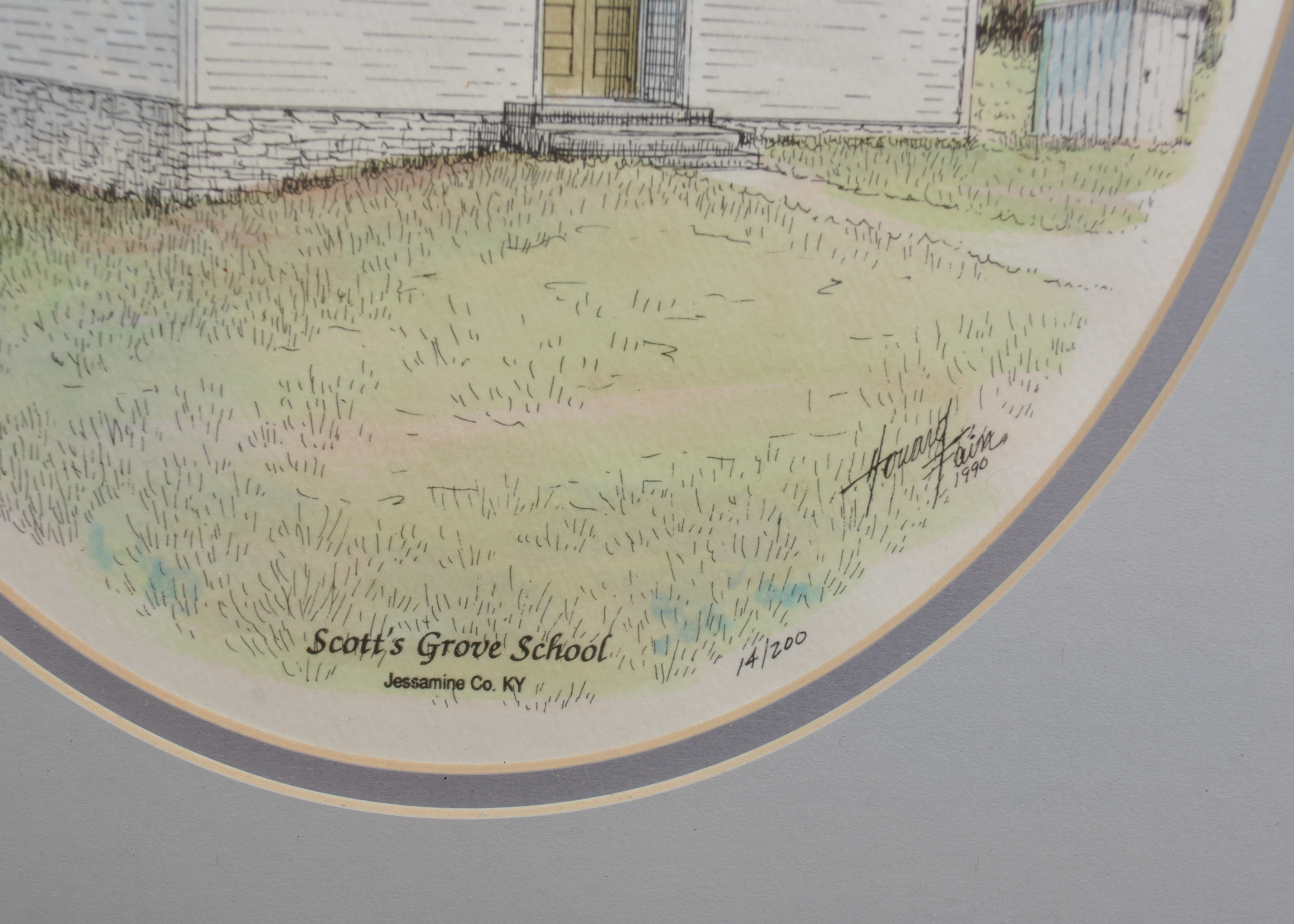 Signed Howard Fain School Prints