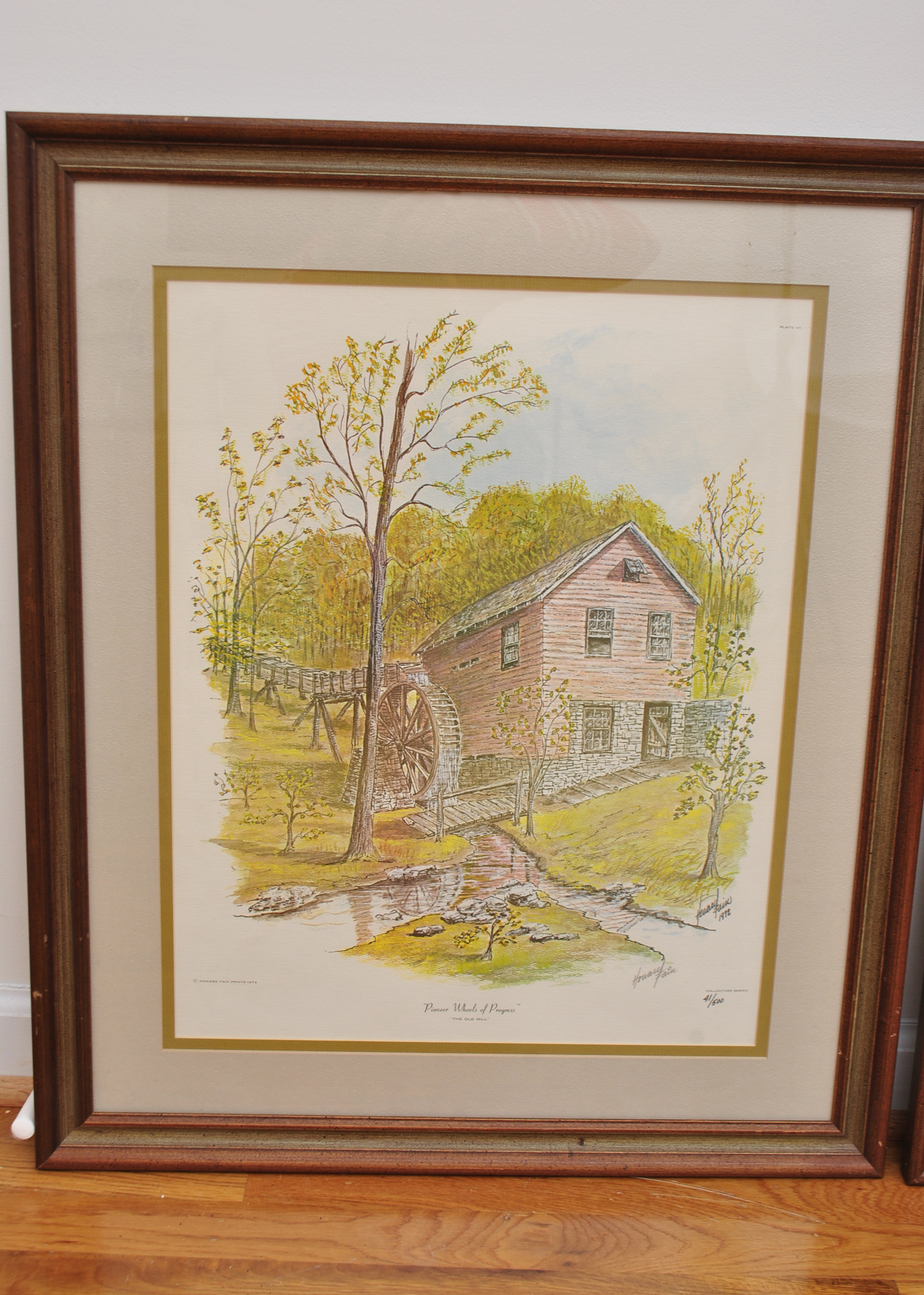 Signed Howard Fain "Pioneers of Progress" Prints
