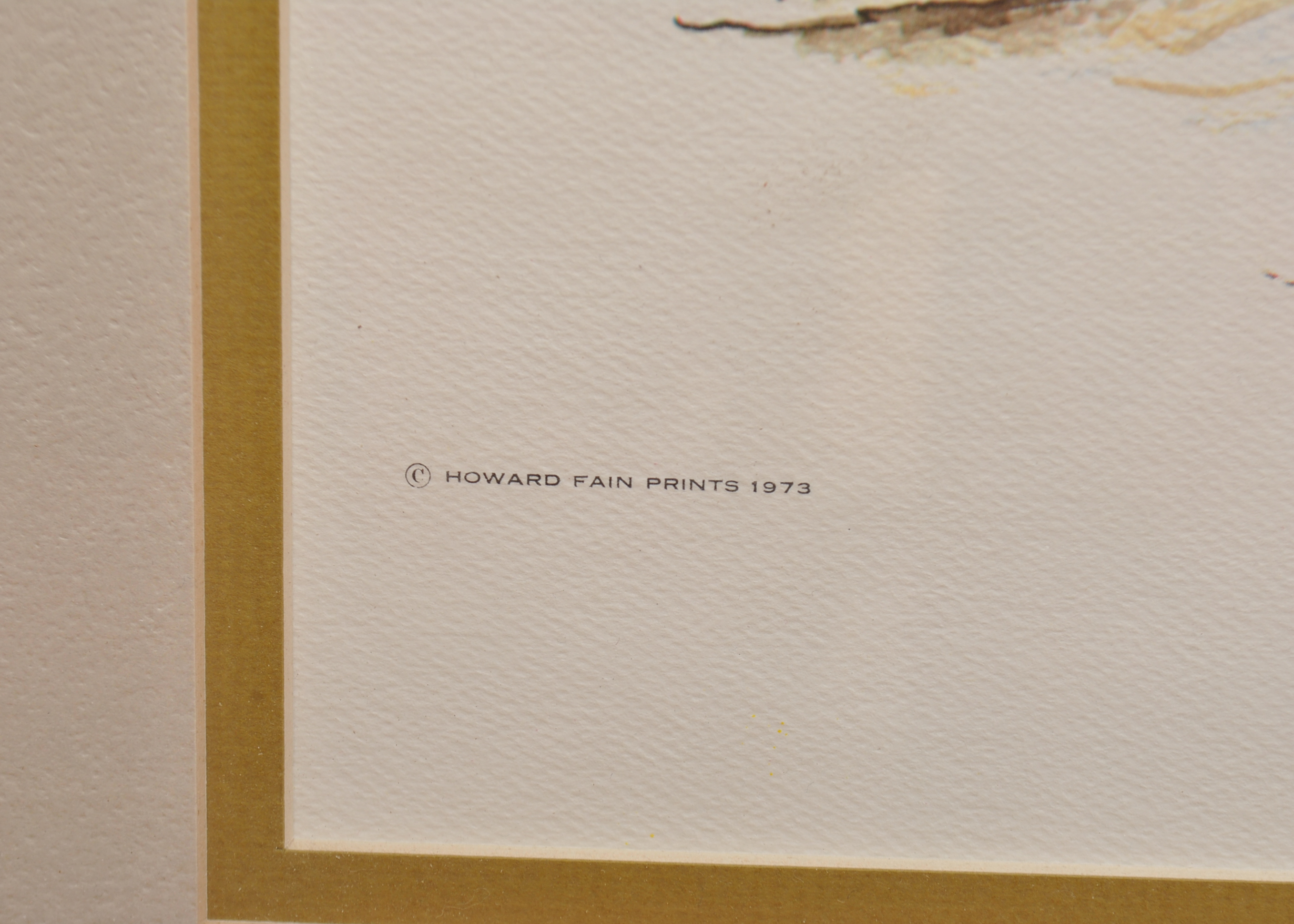 Signed Howard Fain "Pioneers of Progress" Prints