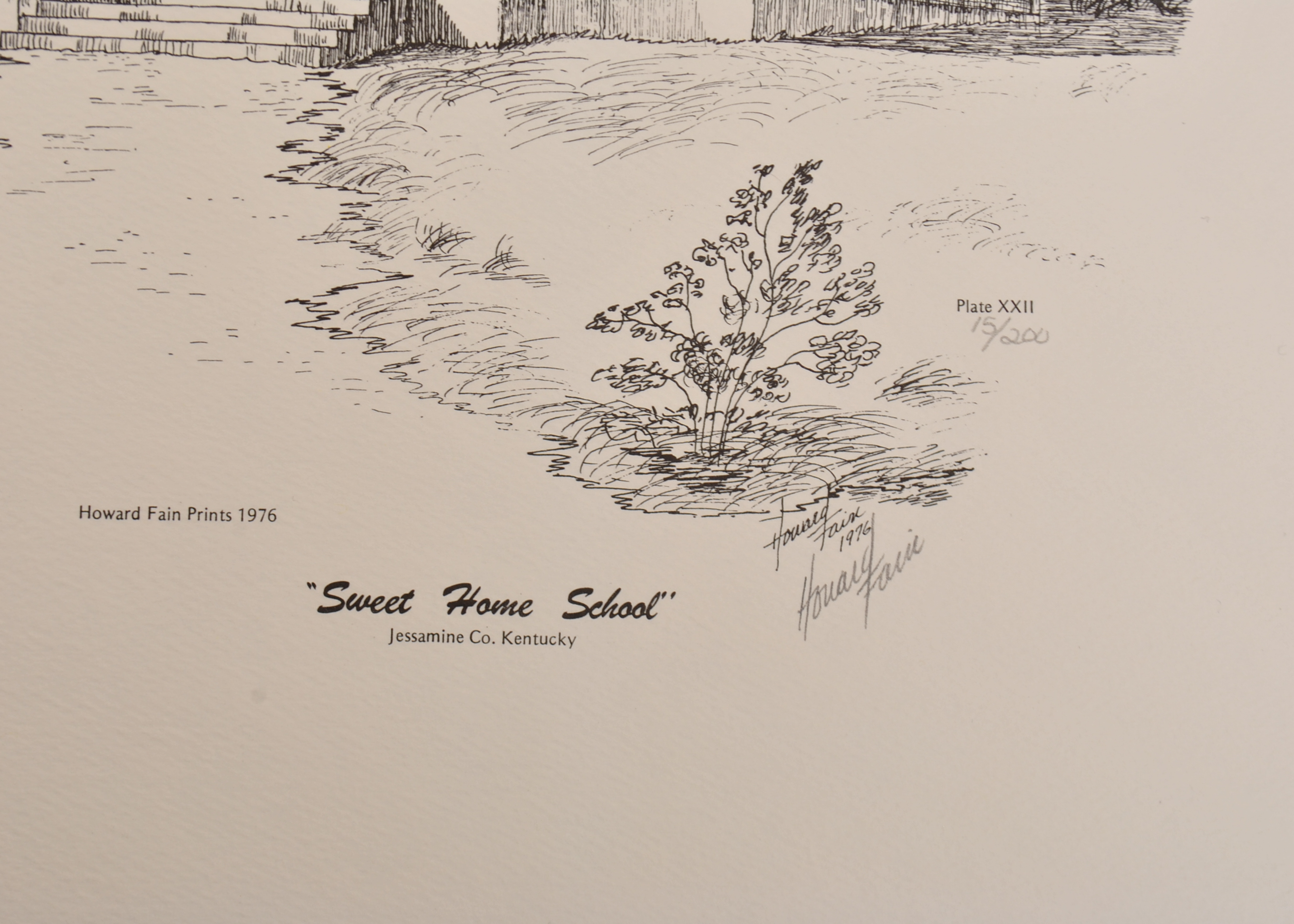 Signed Howard Fain School Prints