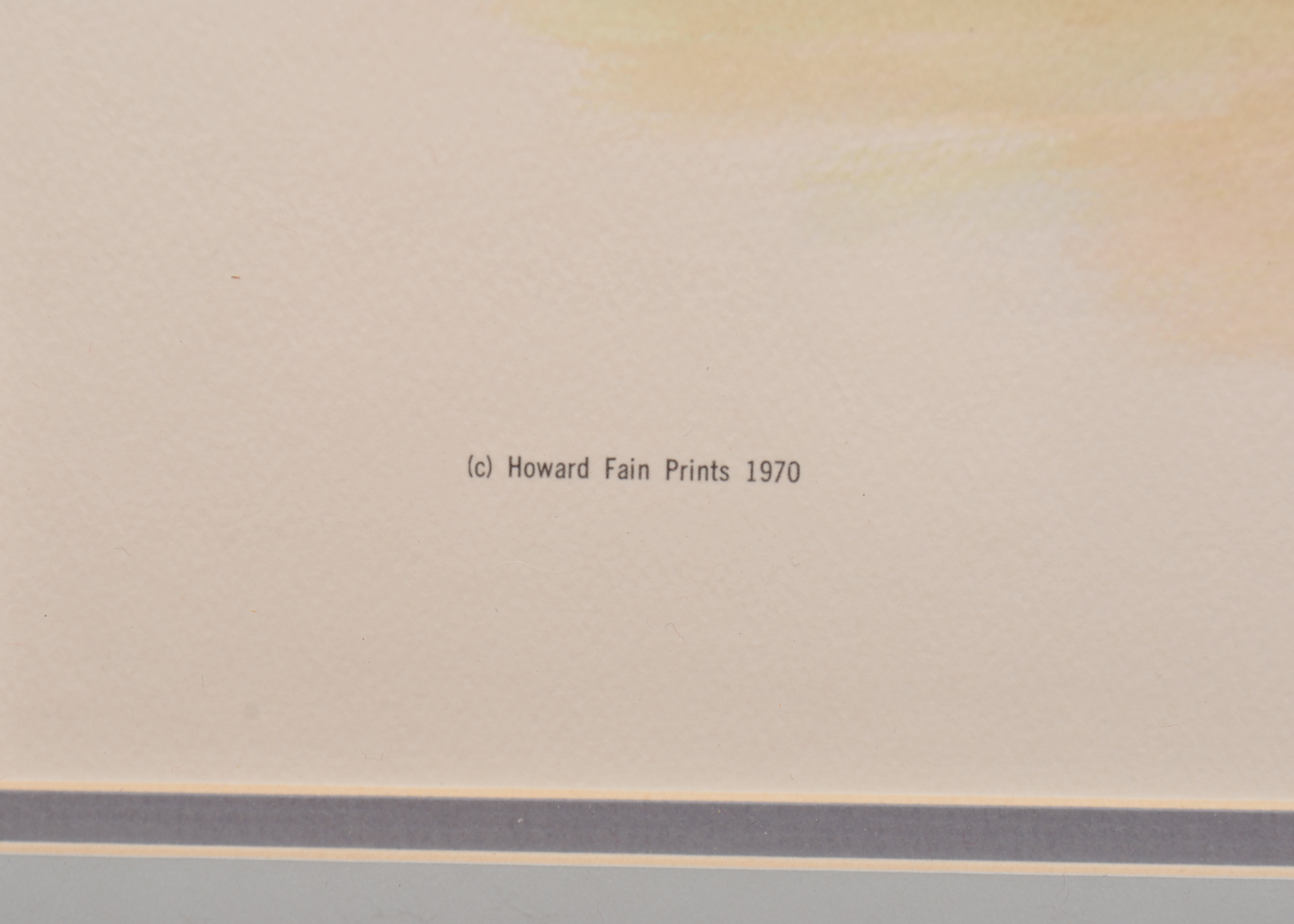 Signed Howard Fain School Prints