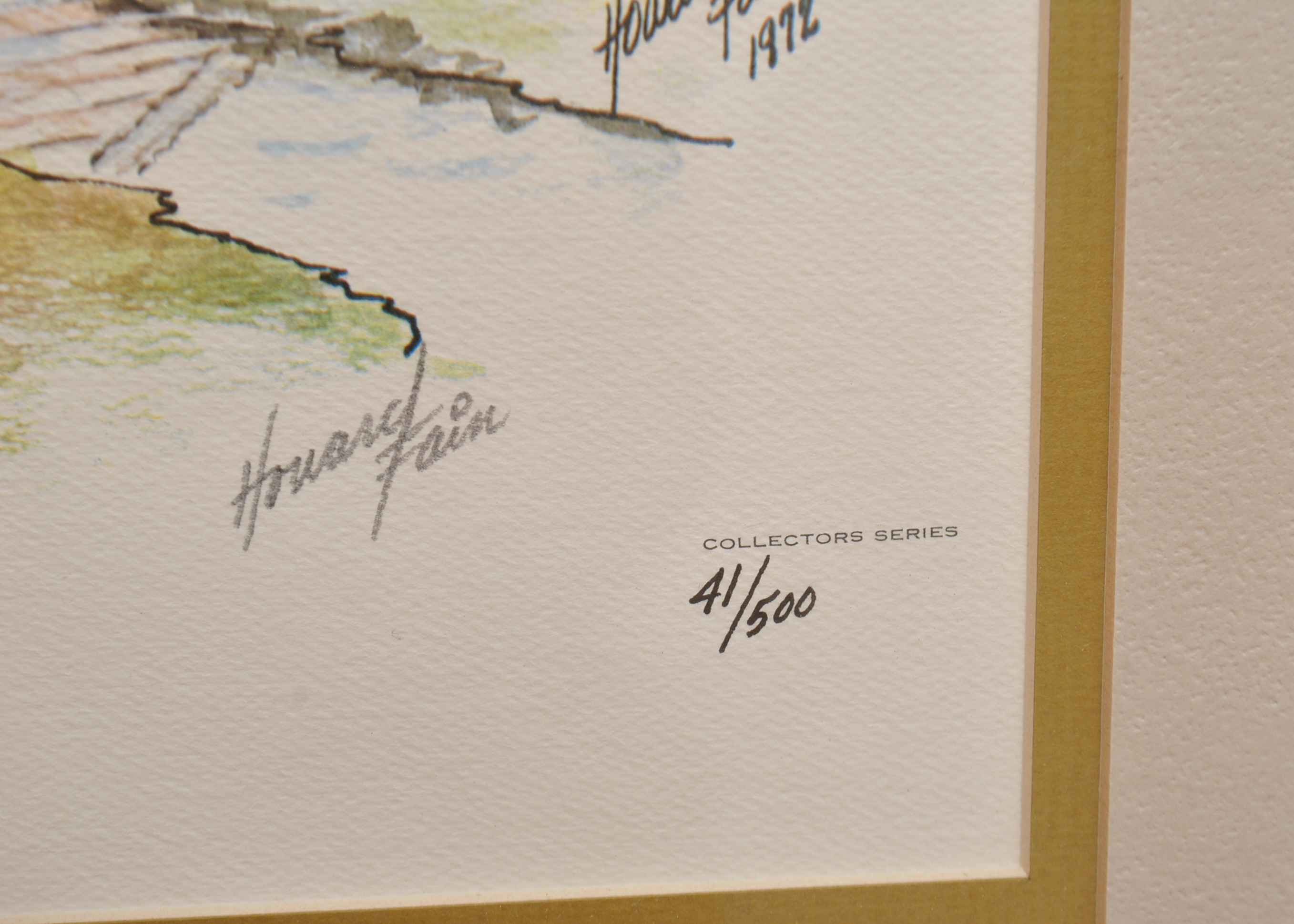 Signed Howard Fain "Pioneers of Progress" Prints